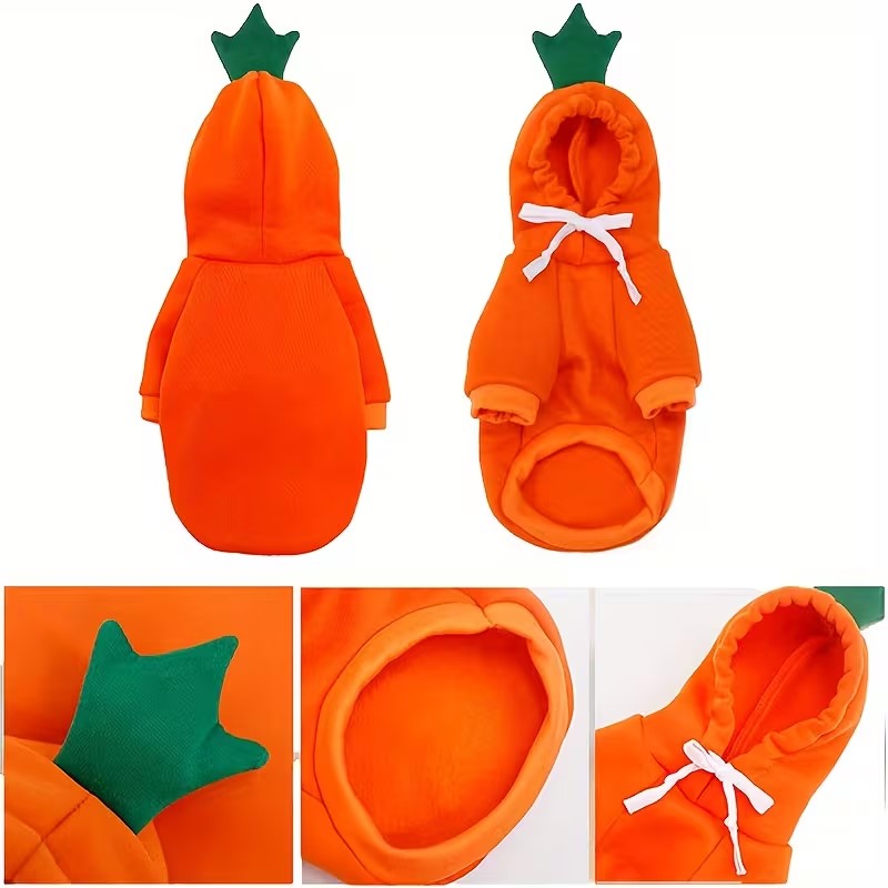 Pumpkin Costume Hoodie for Pets