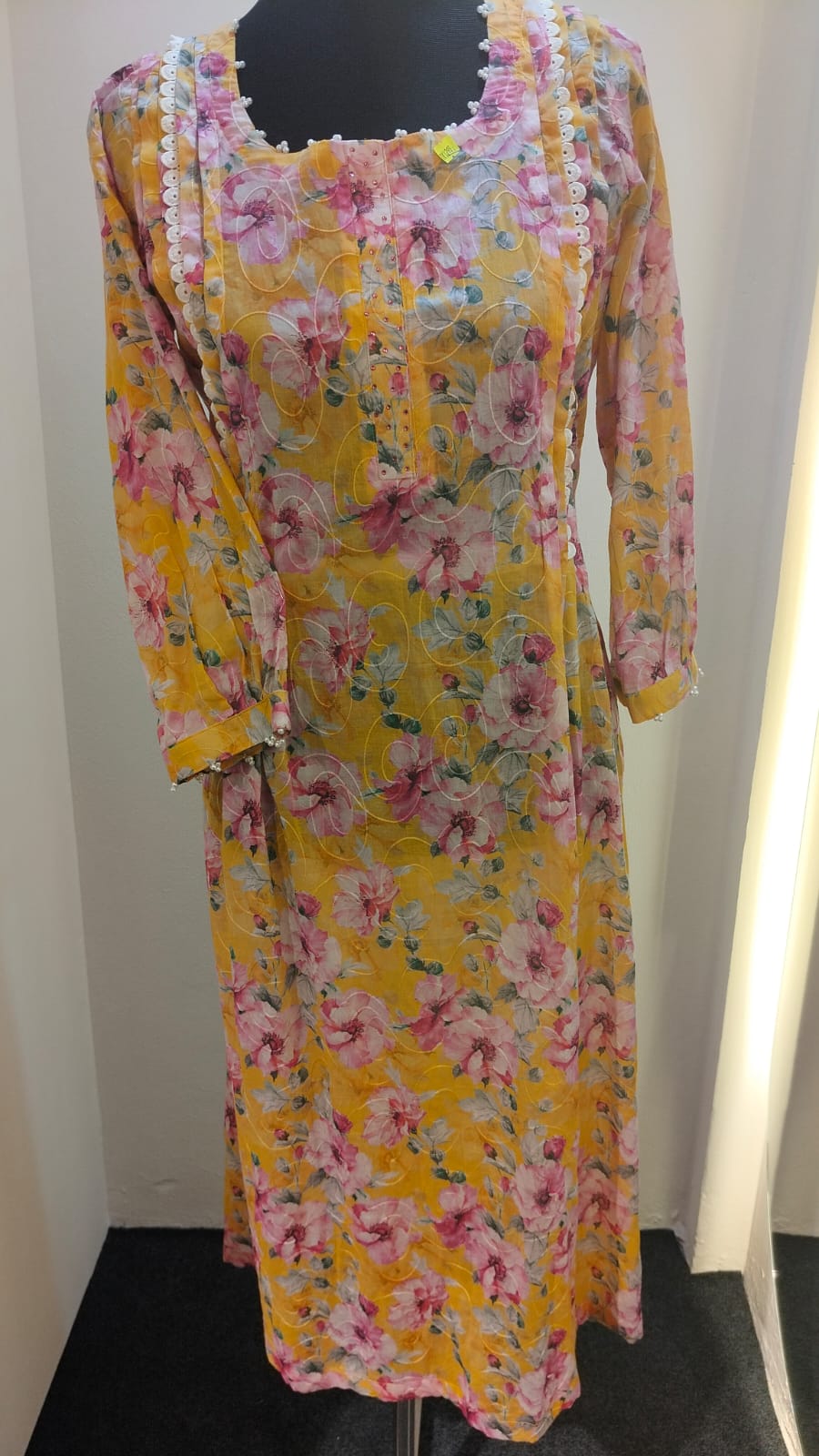 Floral Printed Long Kamiz