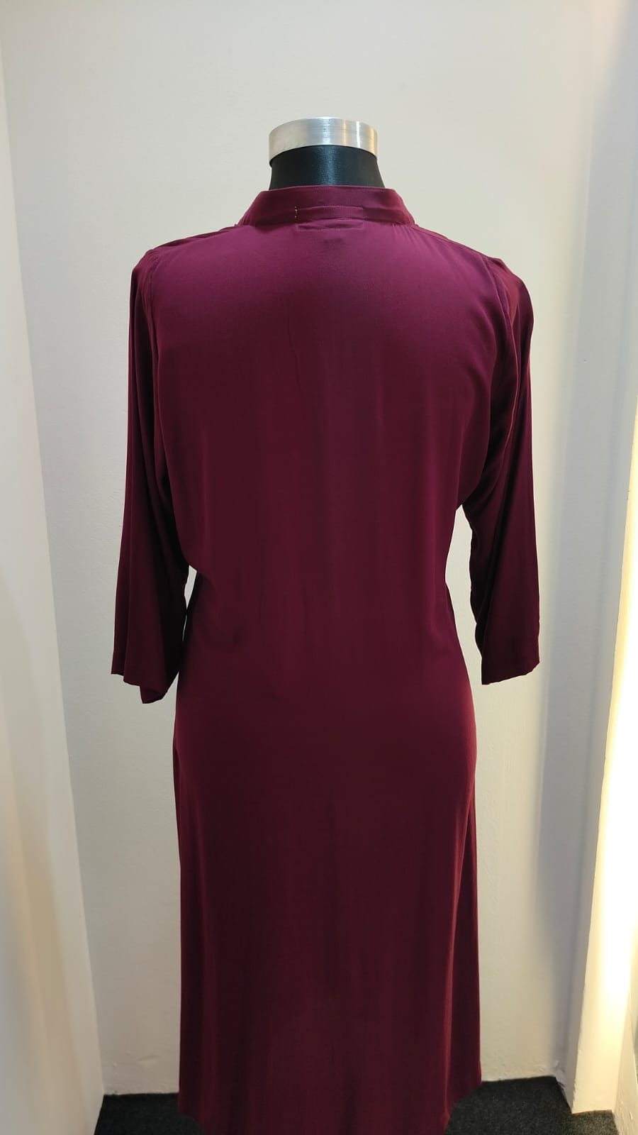 Elegant Maroon Single long kamiz