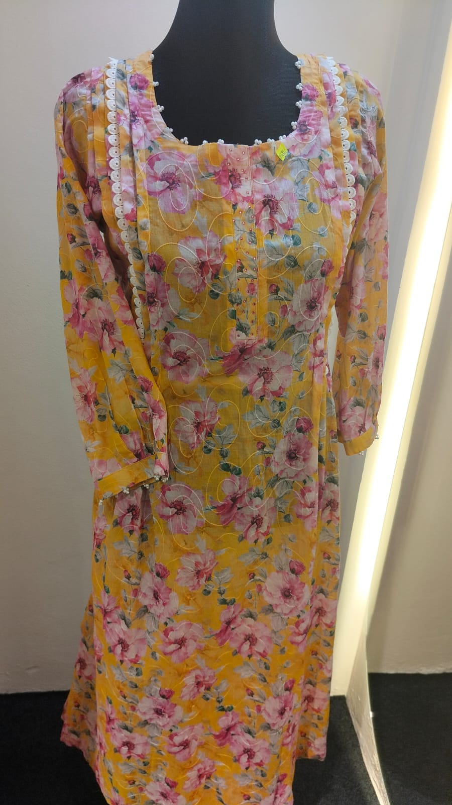 Floral Printed Long Kamiz
