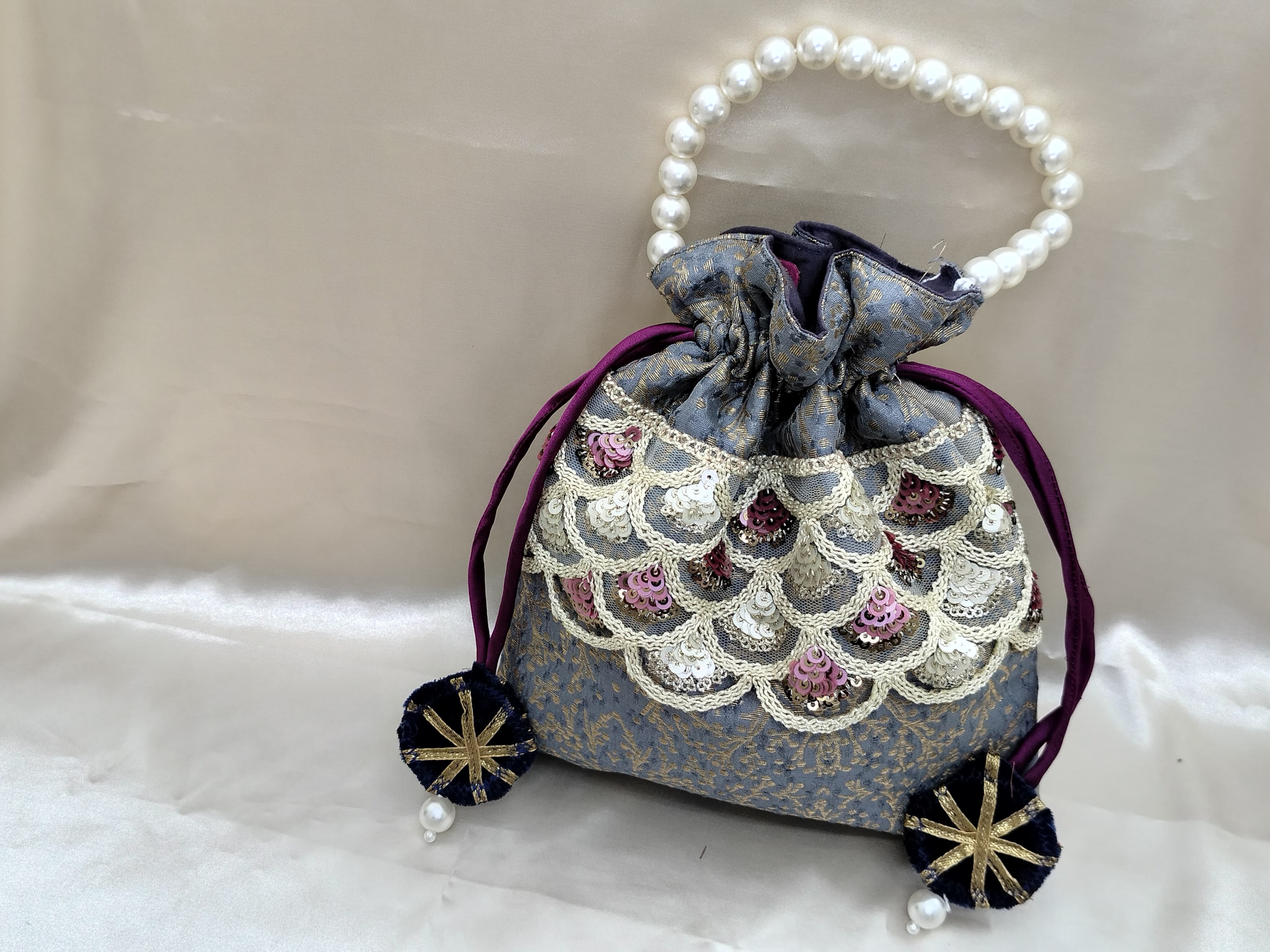 Embroidered Potli Bag