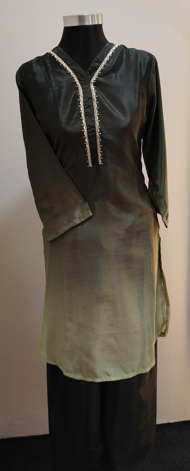 Olive Green Chinon Co-ord set