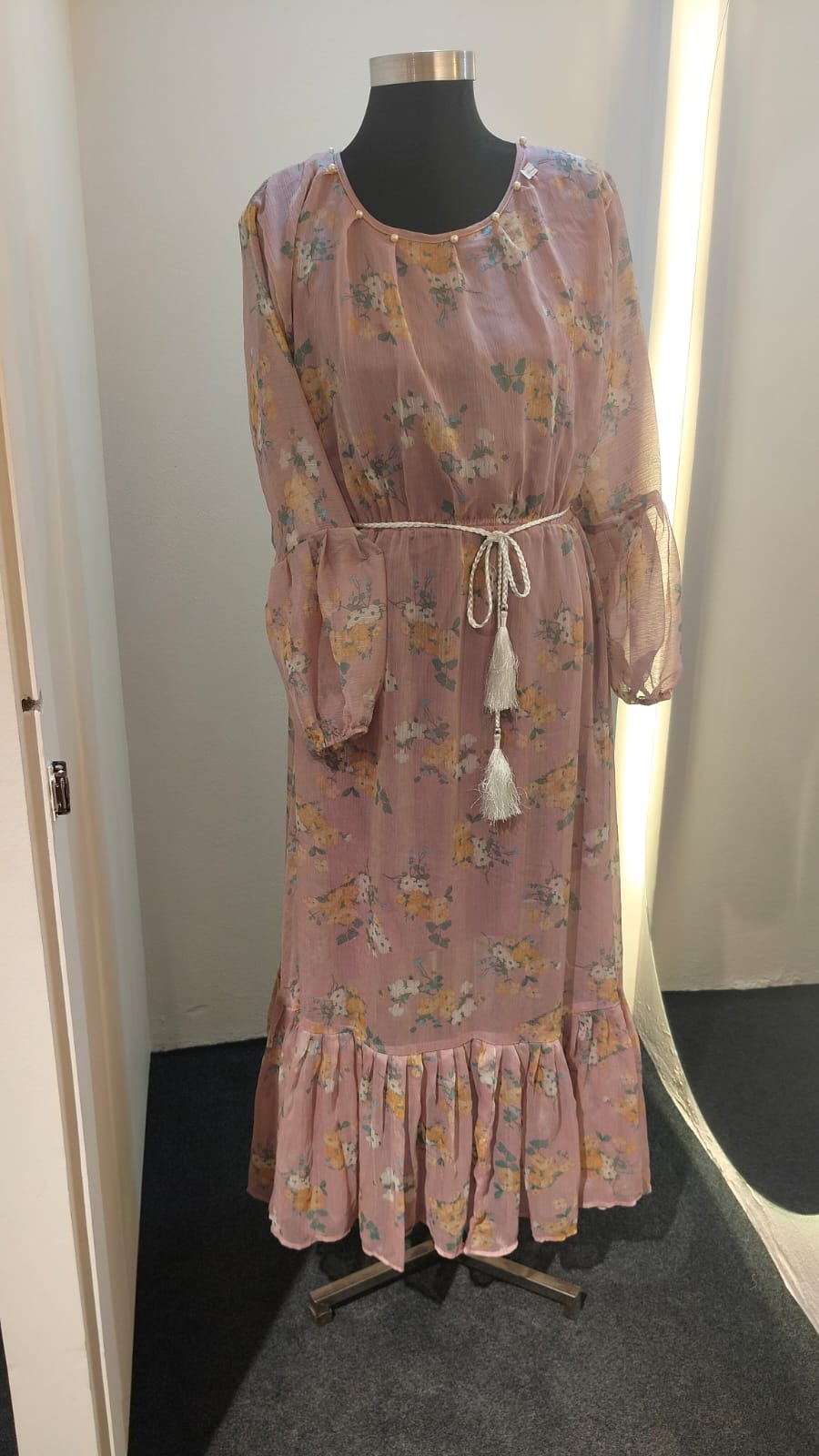 Floral Print Long Sleeve Dress