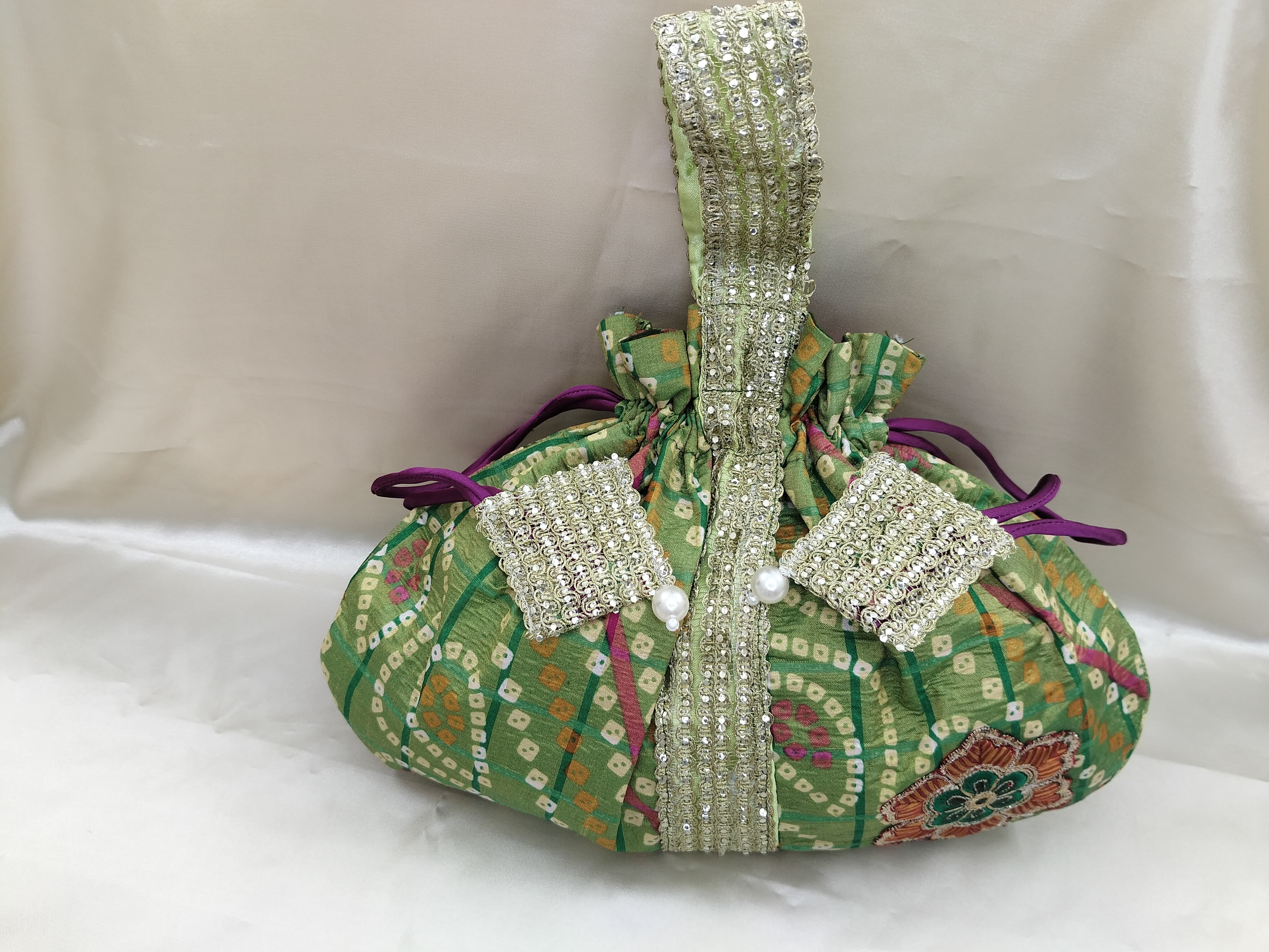 Cotton Fabric Potli Bag