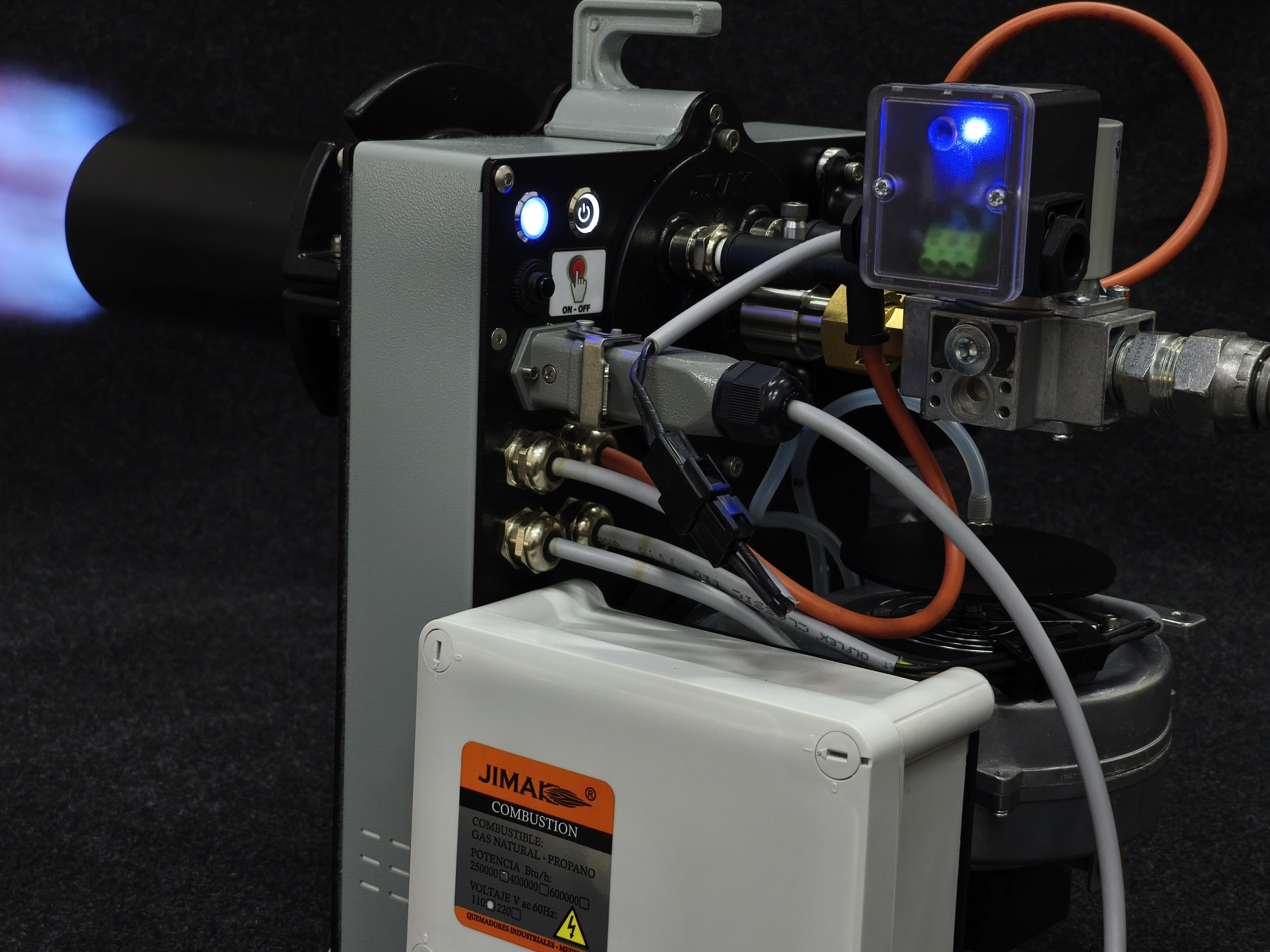 Kit de quemador con tablero de control y termocupla
