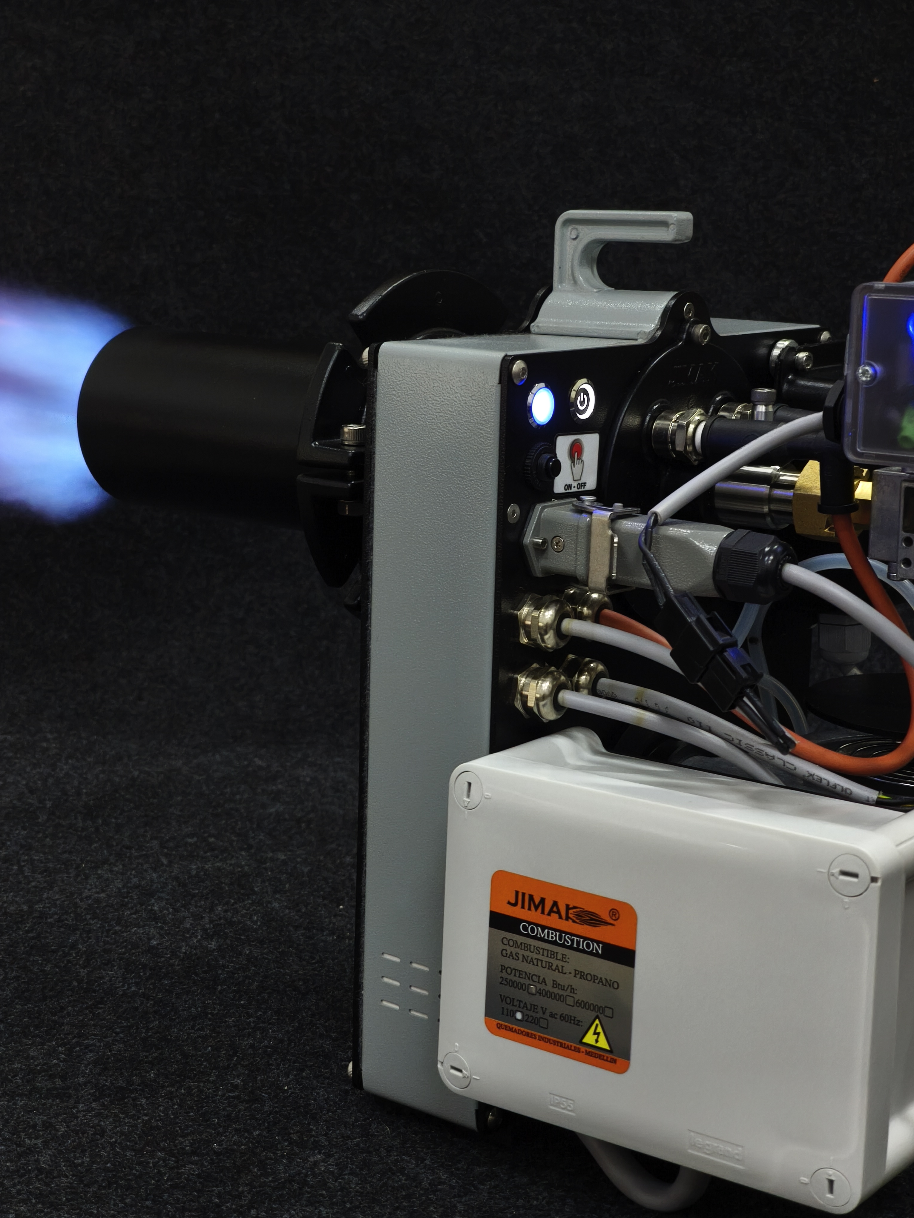 Kit de quemador con tablero de control y termocupla