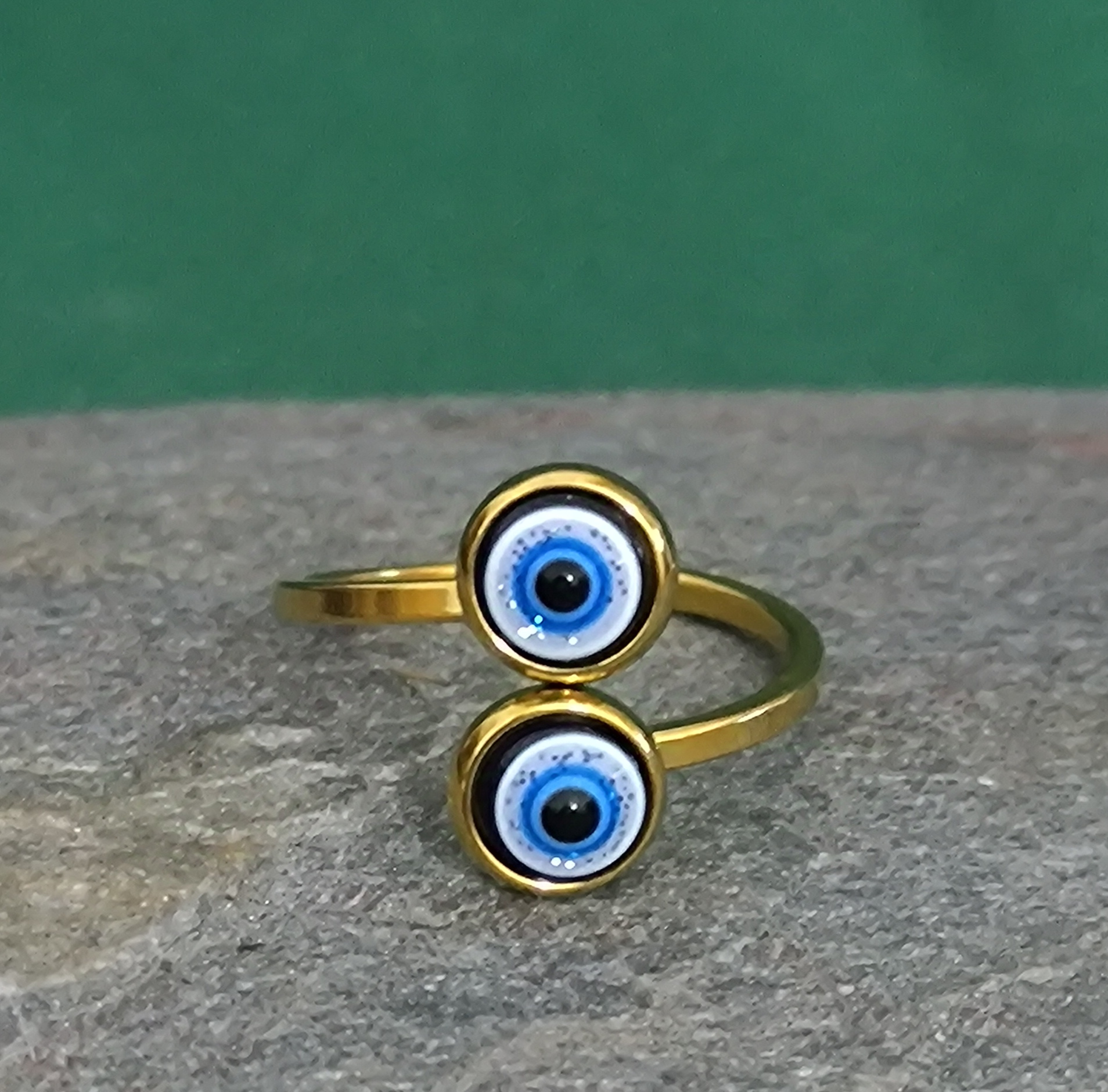Anillo ojo de Turco doble.