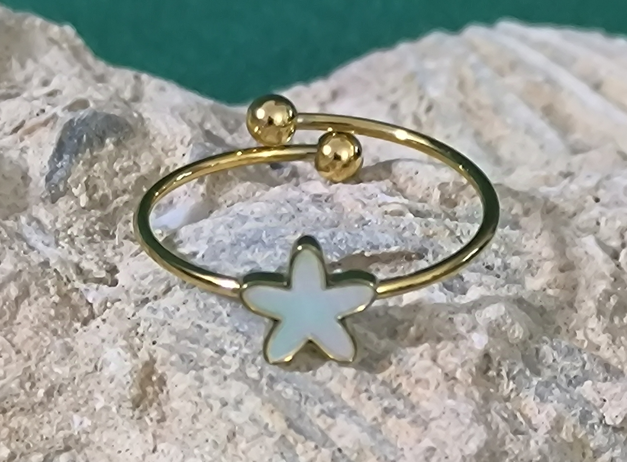 Anillo Estrella Nácar. 