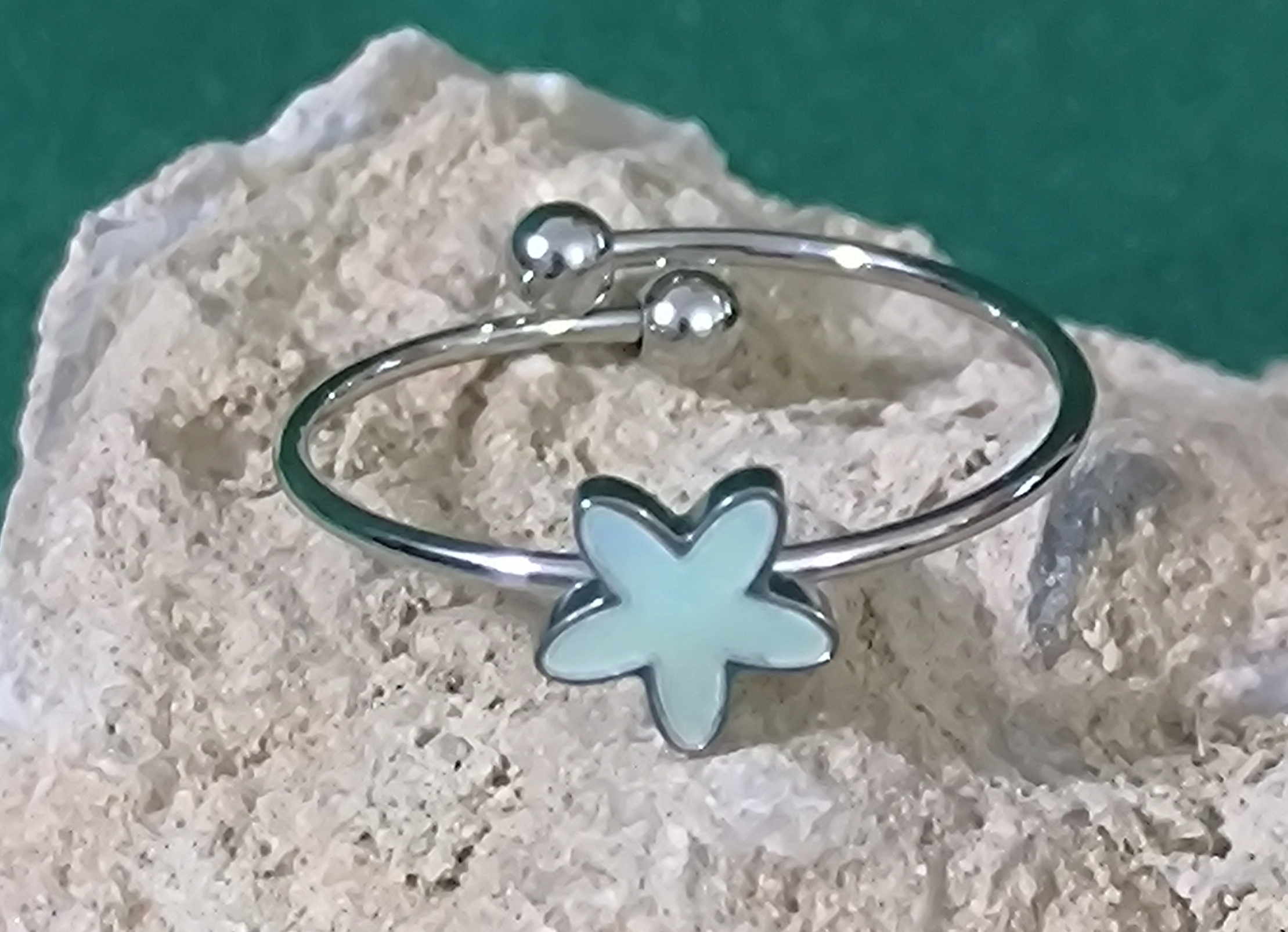 Anillo Estrella Nácar. 