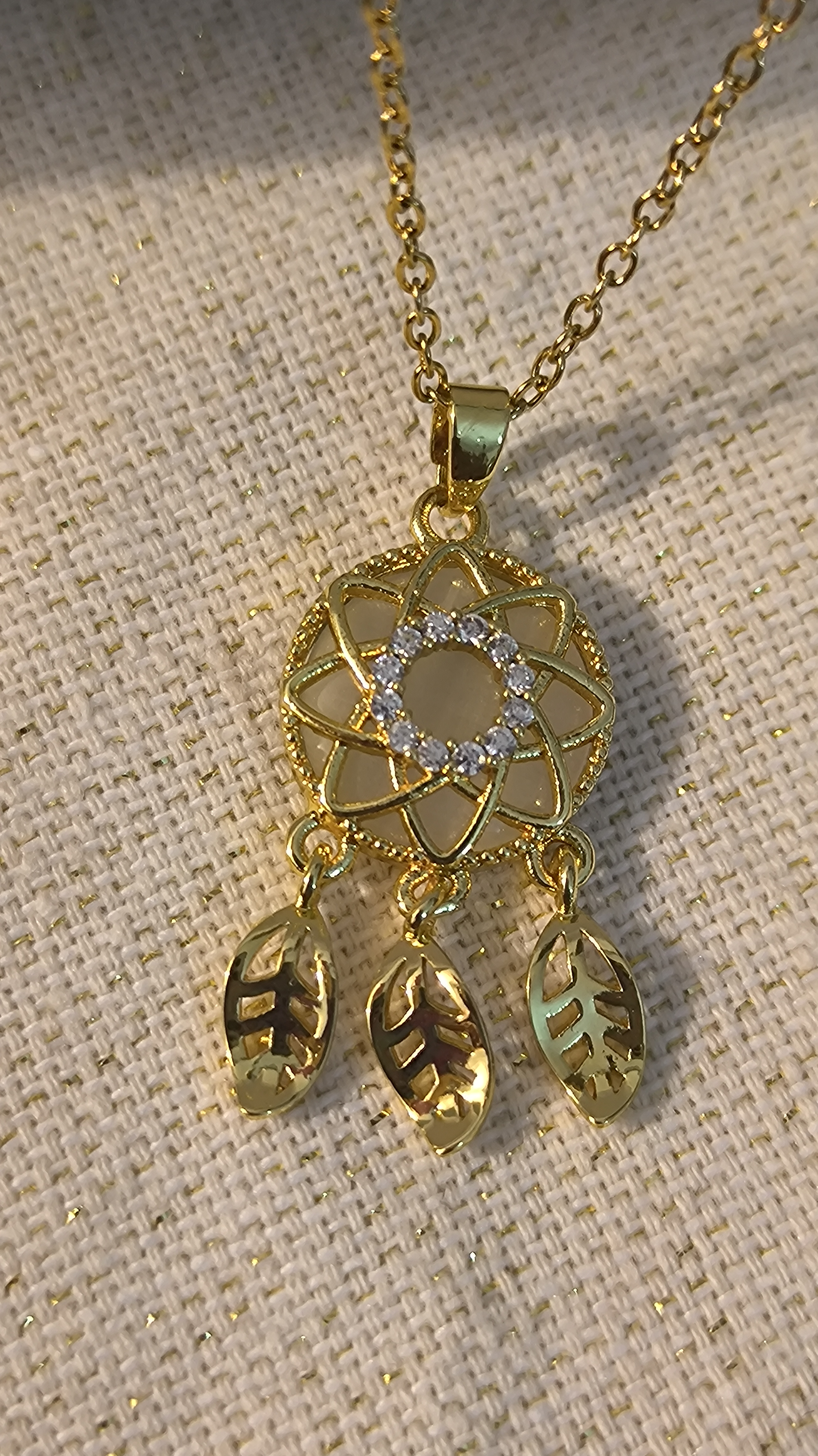 Colgante Atrapasueños con Circonitas. 