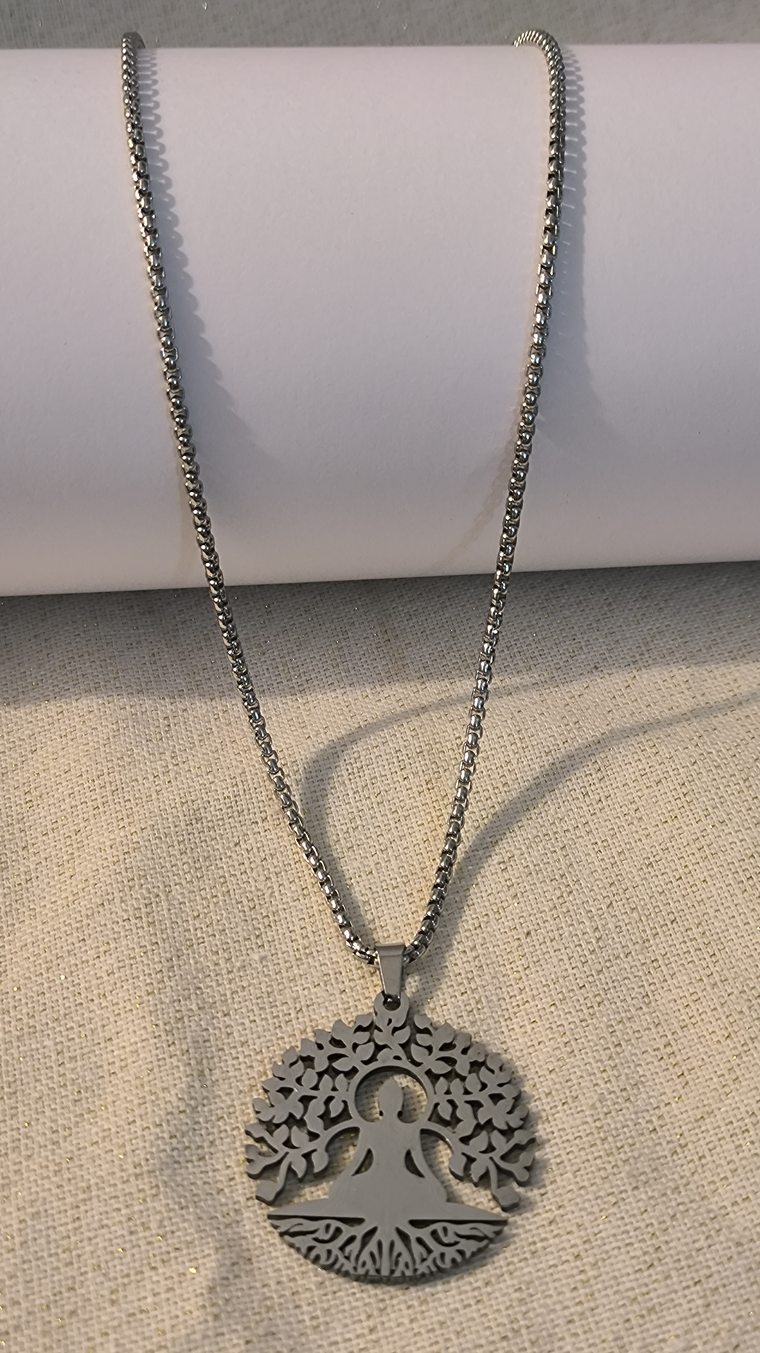 Colgante Buda con Árbol de la Vida.