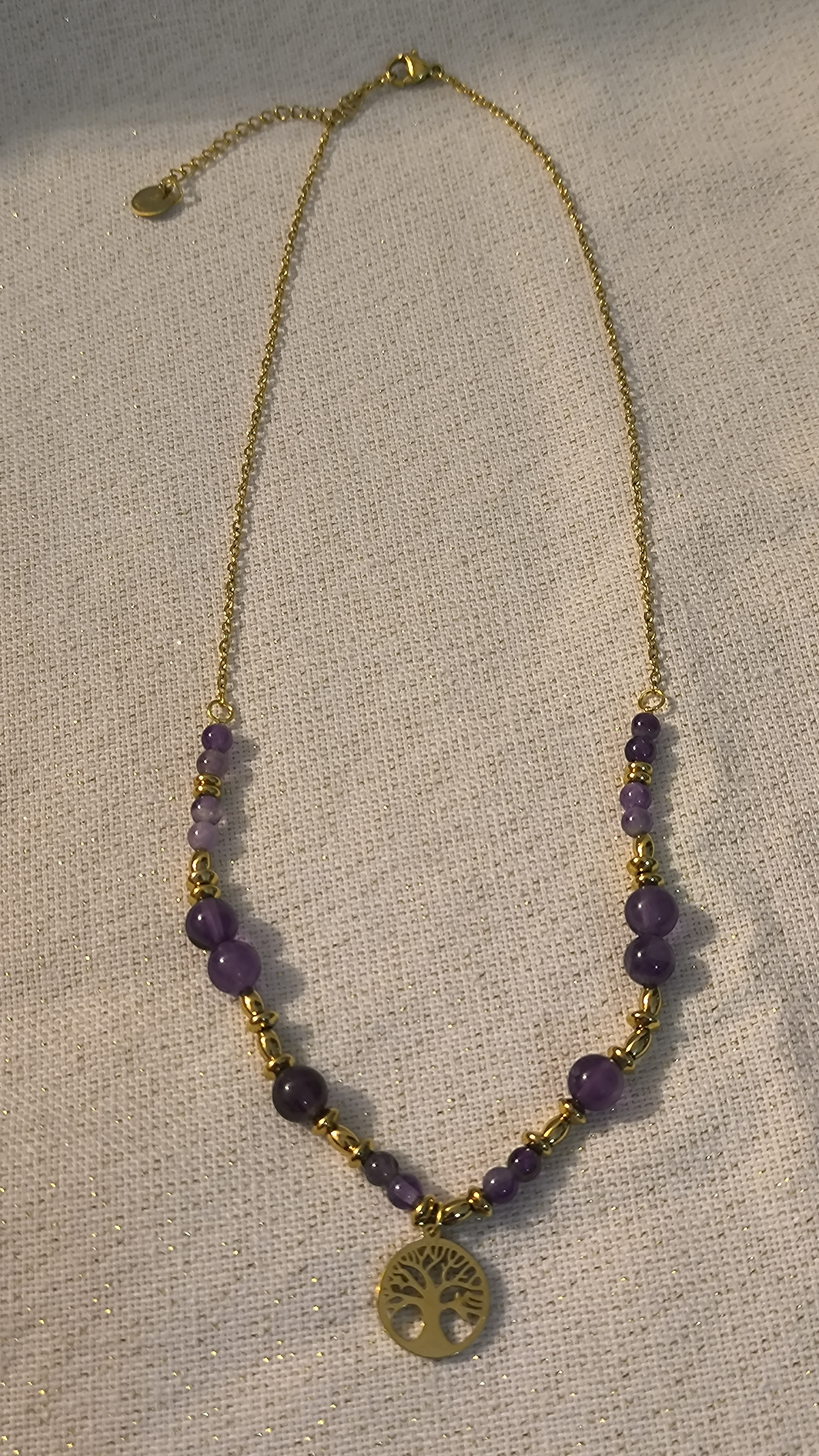 Colgante Árbol de la Vida con Amatista.