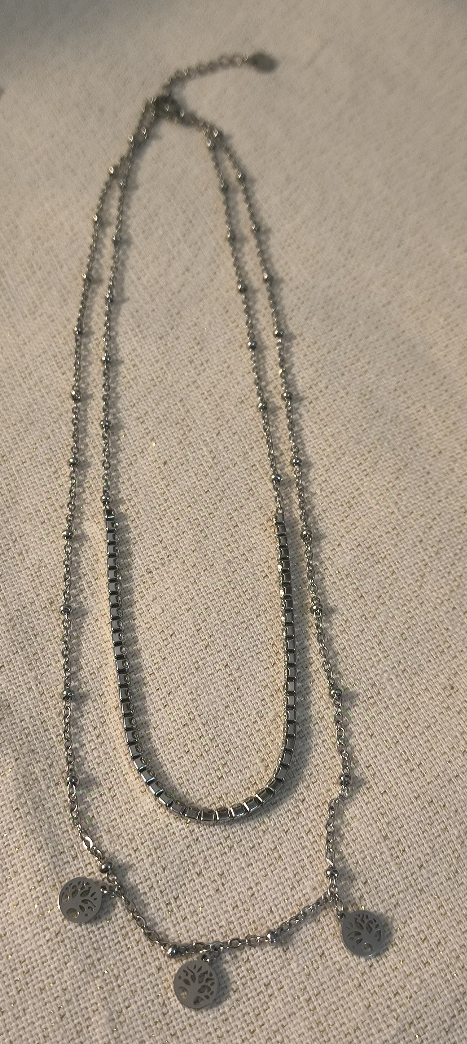 Gargantilla doble del Árbol de la Vida.