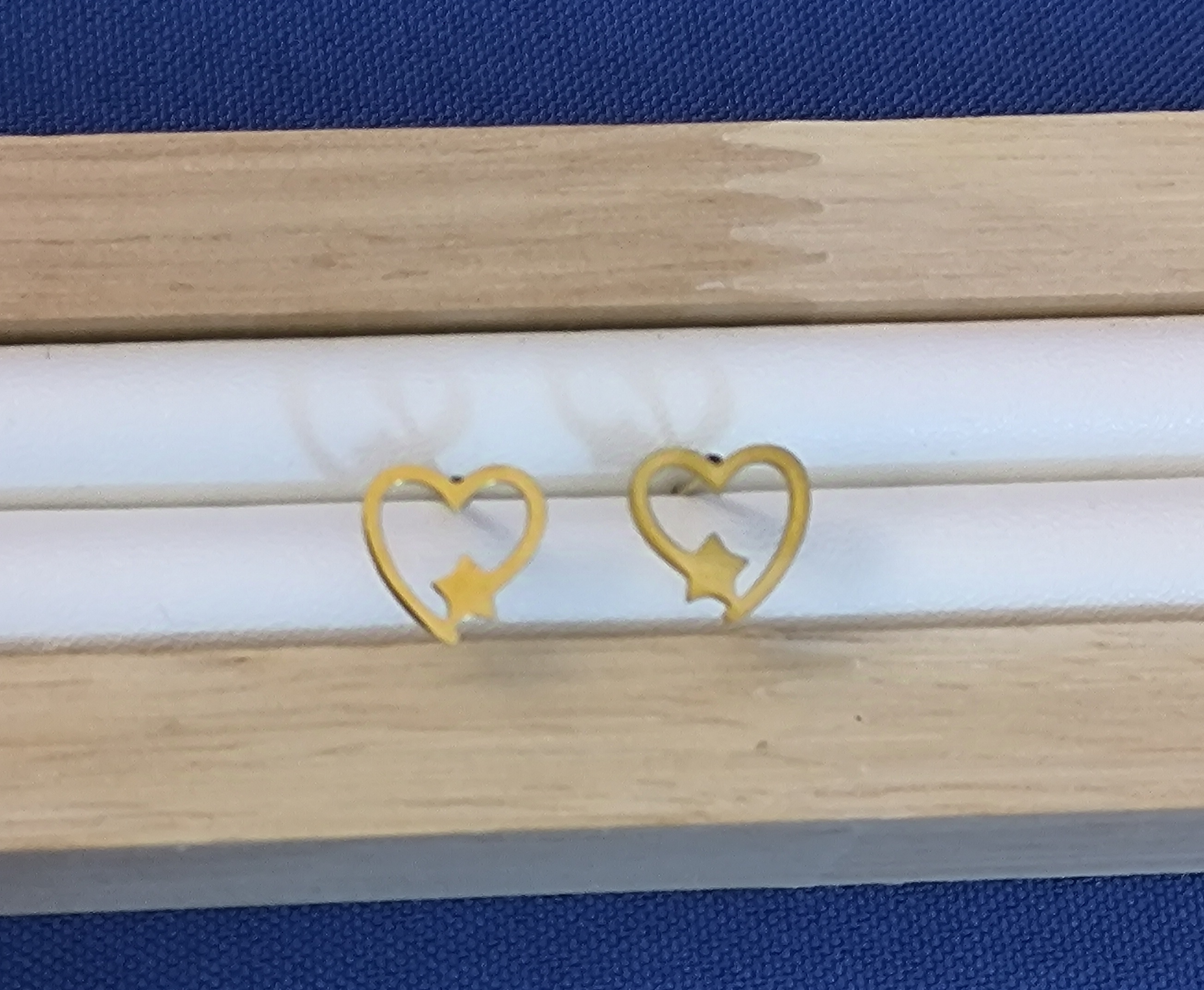 Pendientes Corazón y Estrella.