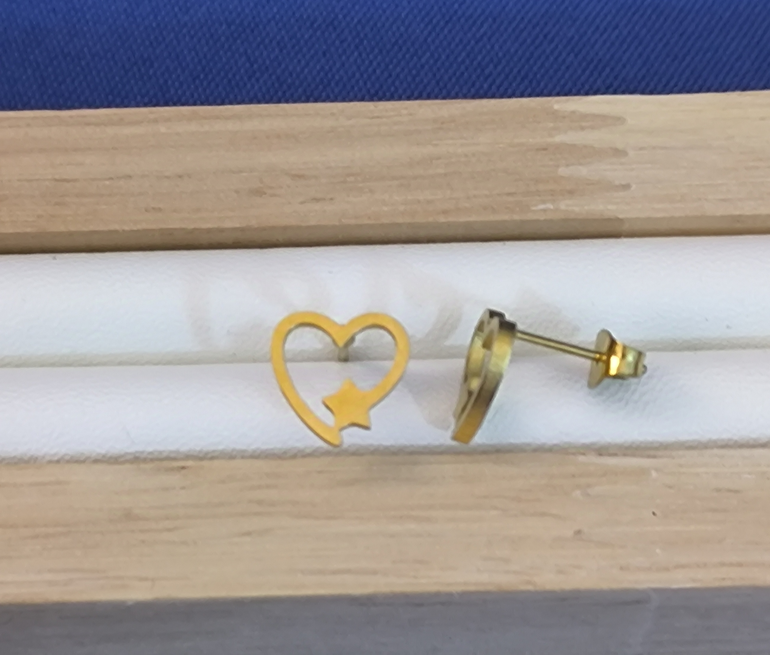 Pendientes Corazón y Estrella.