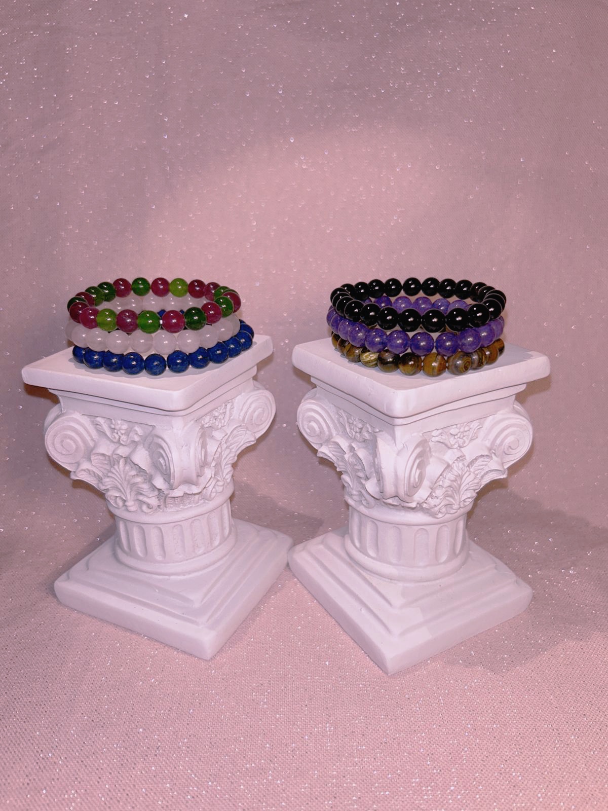 Pulsera de Piedra pulida natural.