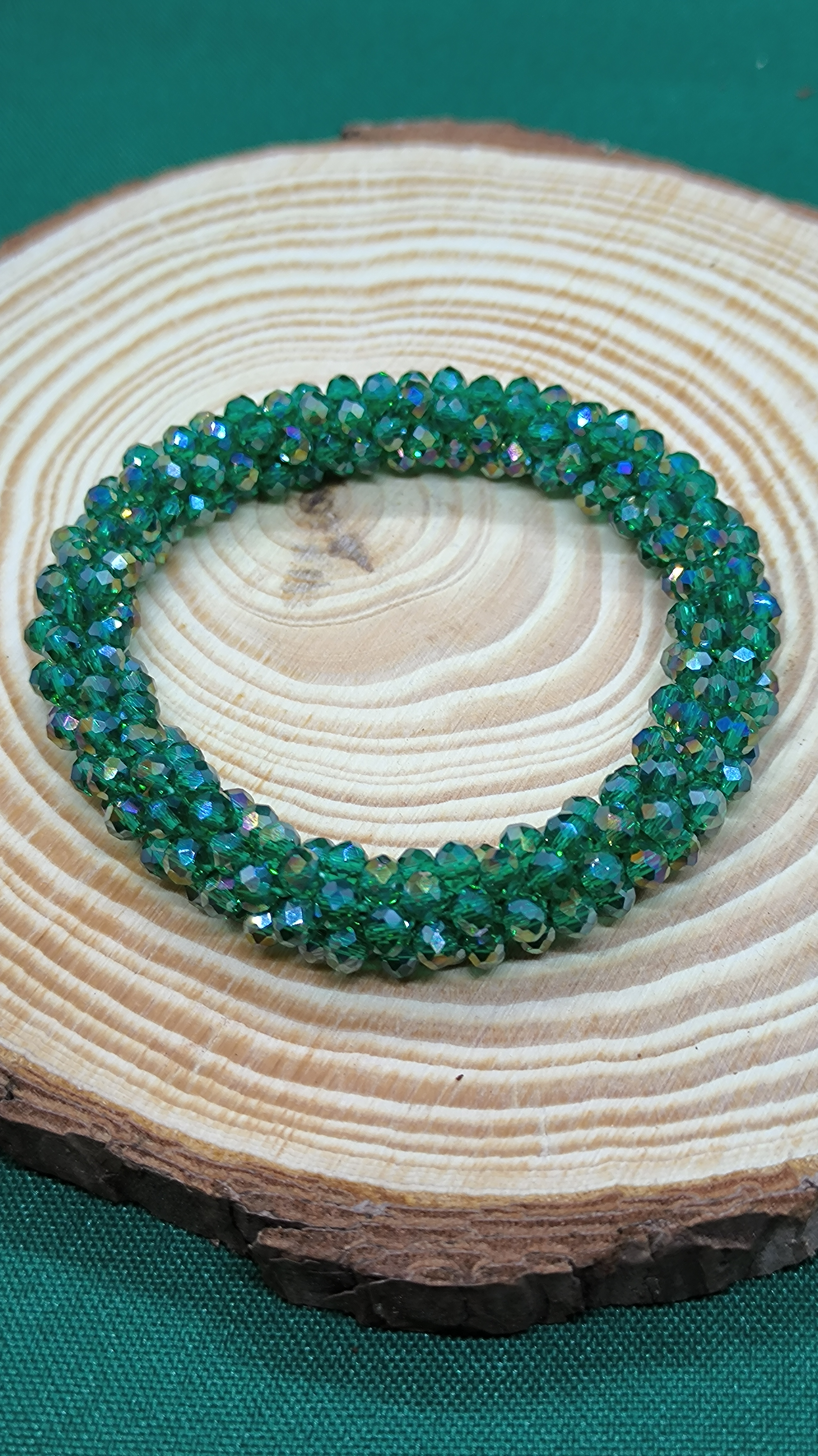 Pulsera Cristal 5 Lineas.