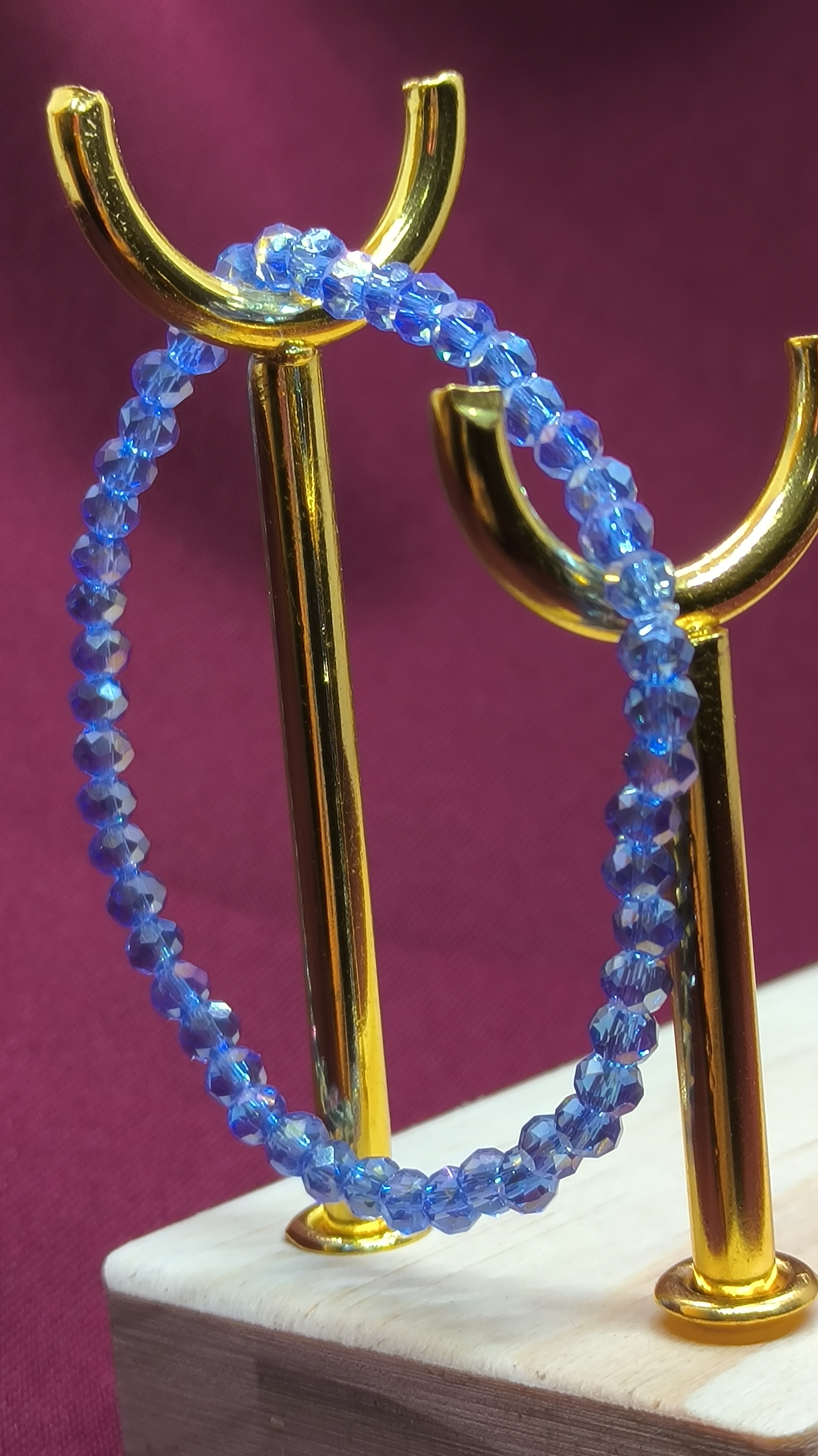 Pulsera de Cristal facetado.