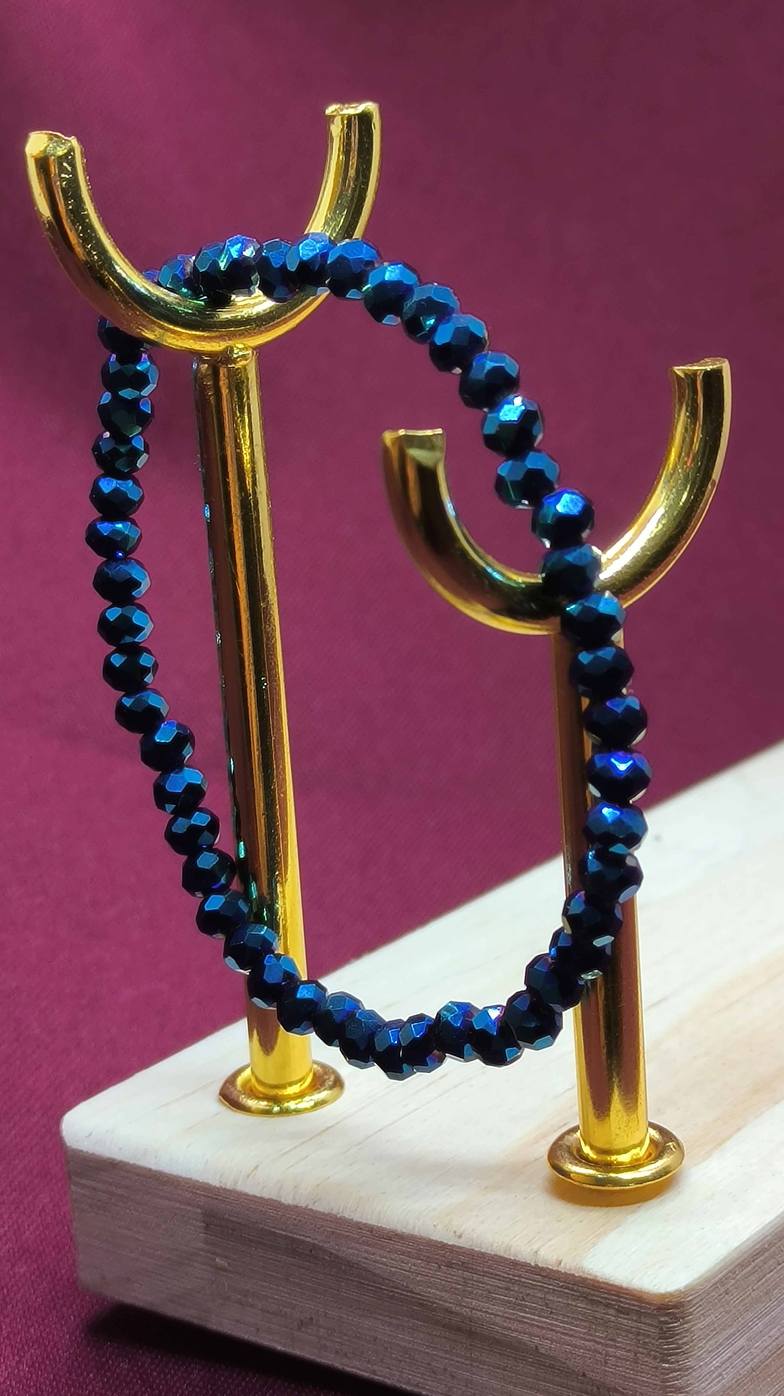 Pulsera de Cristal facetado.