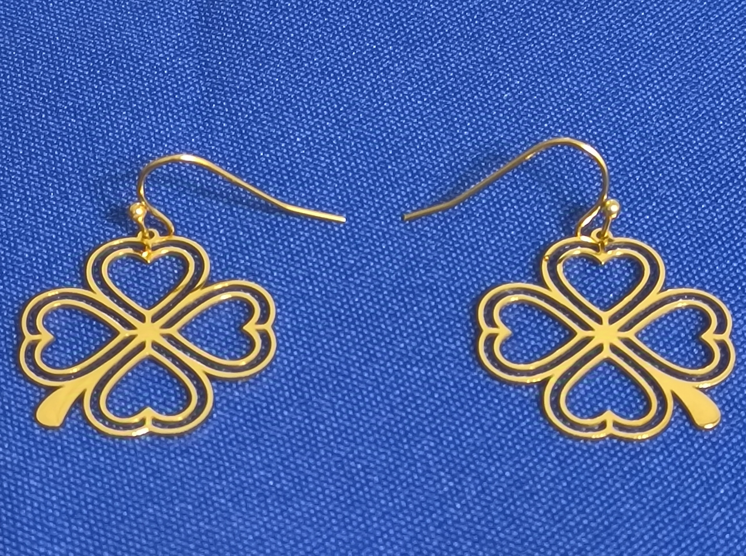 Pendientes largos Trébol.