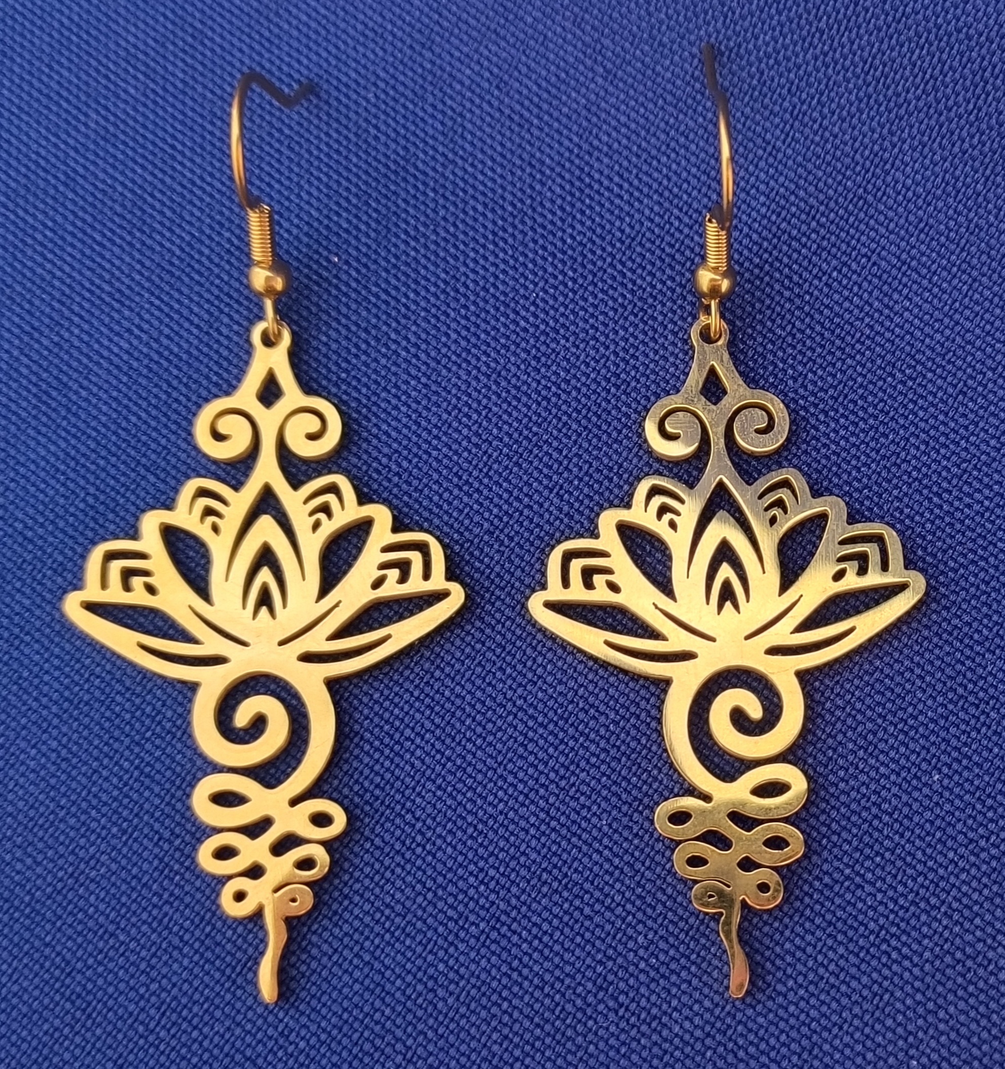 Pendientes Flor de Loto.