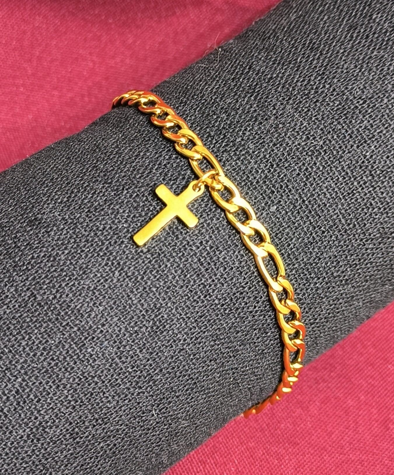 Pulsera Hombre Cruz.