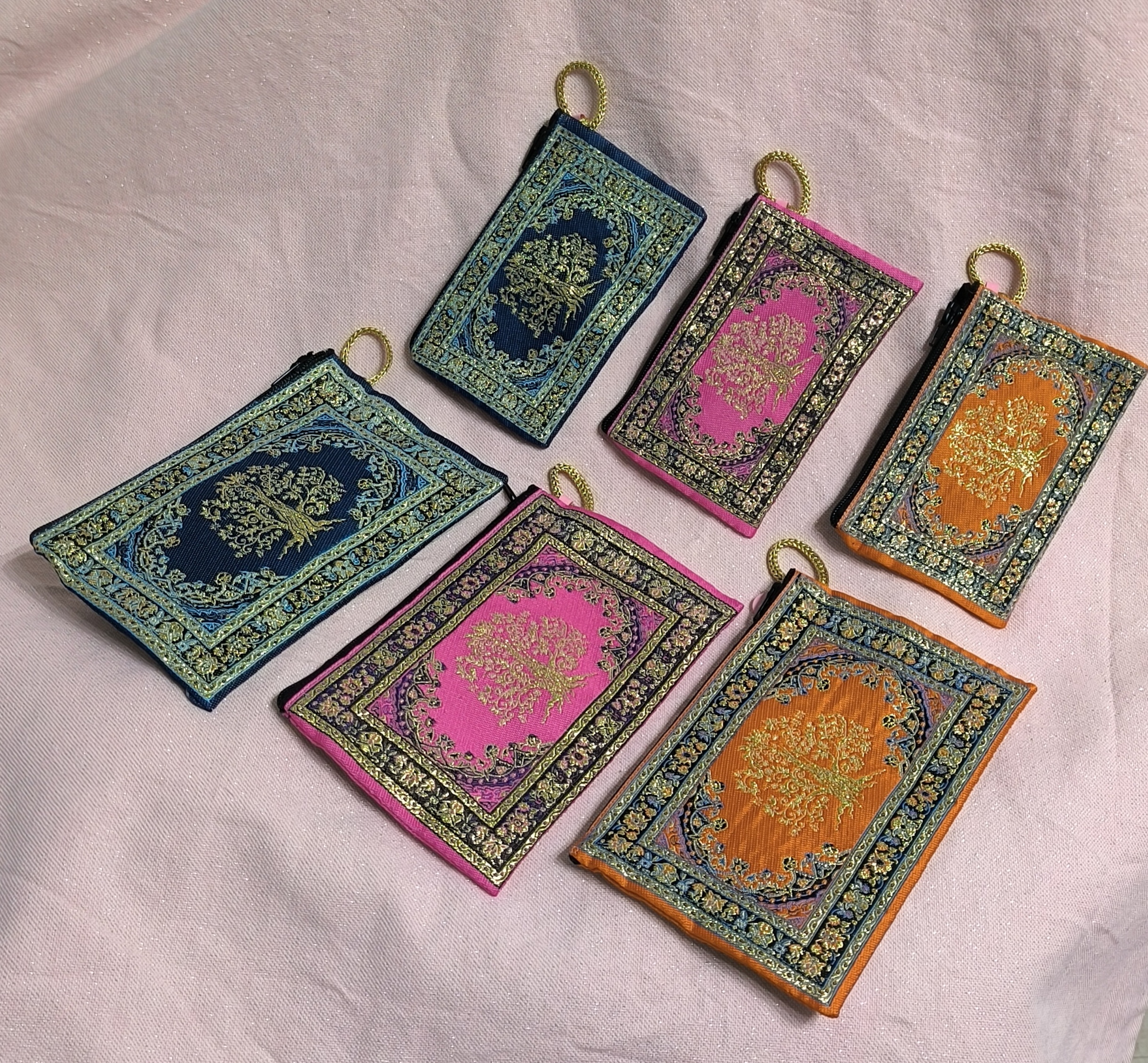 Monedero de Tela Árbol de la Vida.