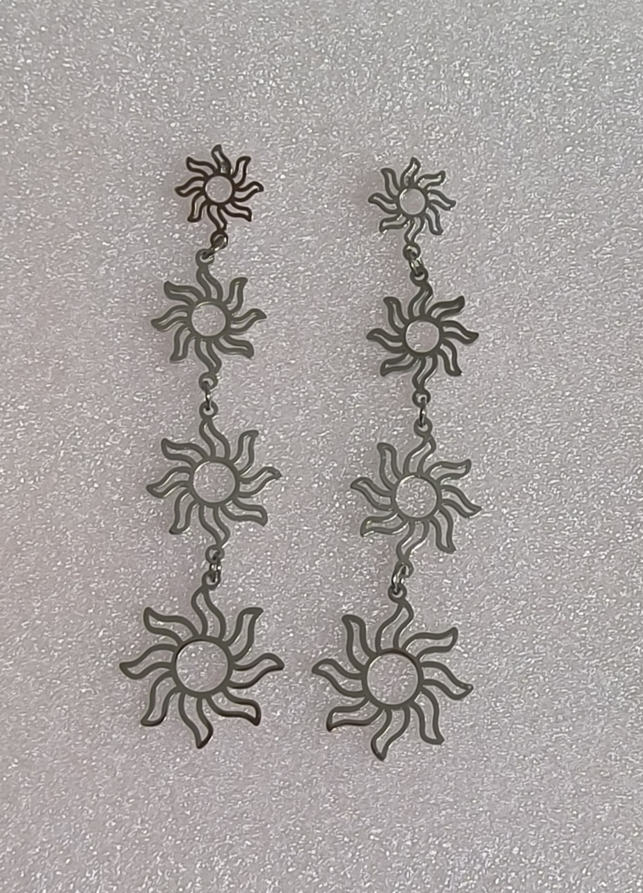 Pendientes Sol largos.
