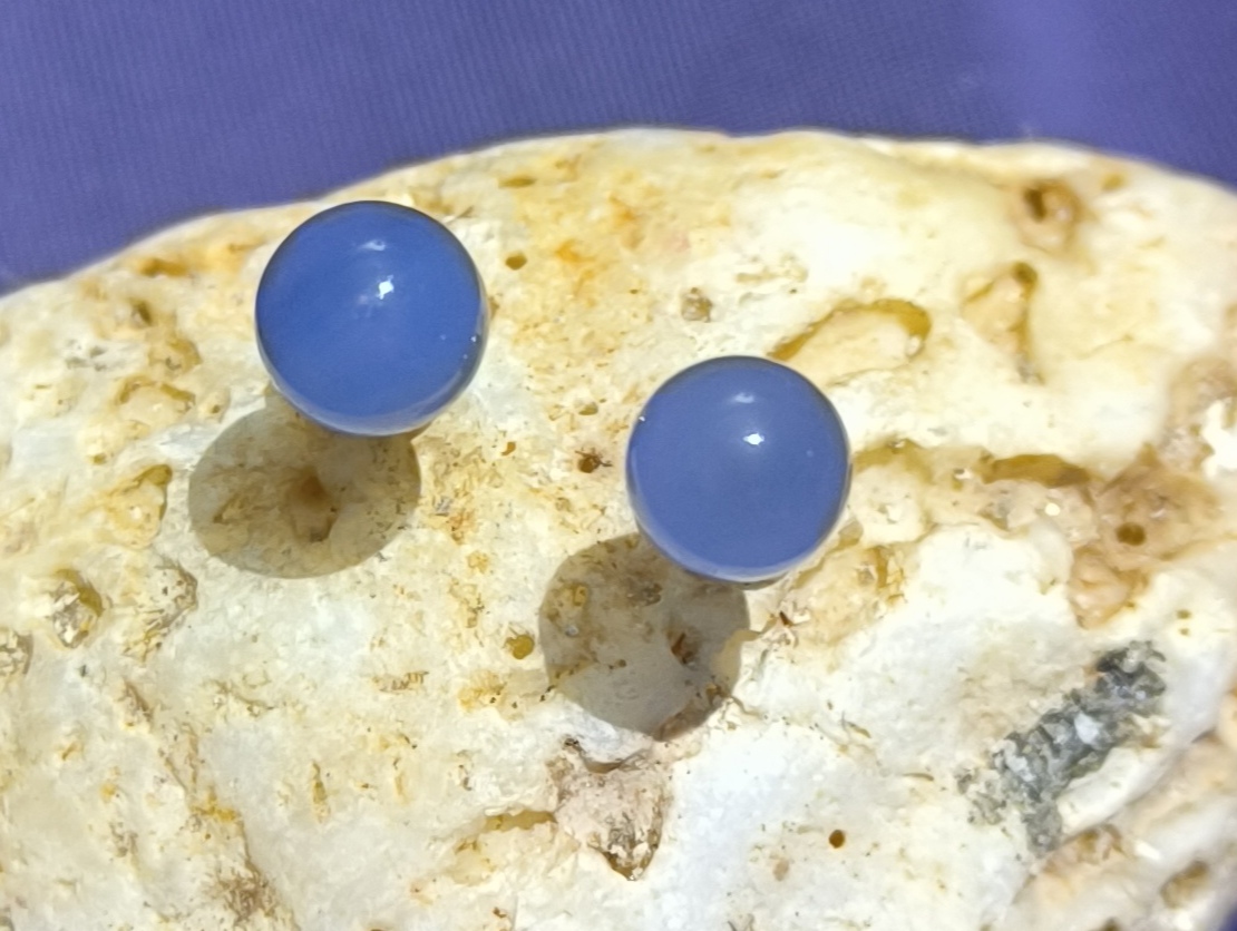 Pendientes Ágata azul y verde.