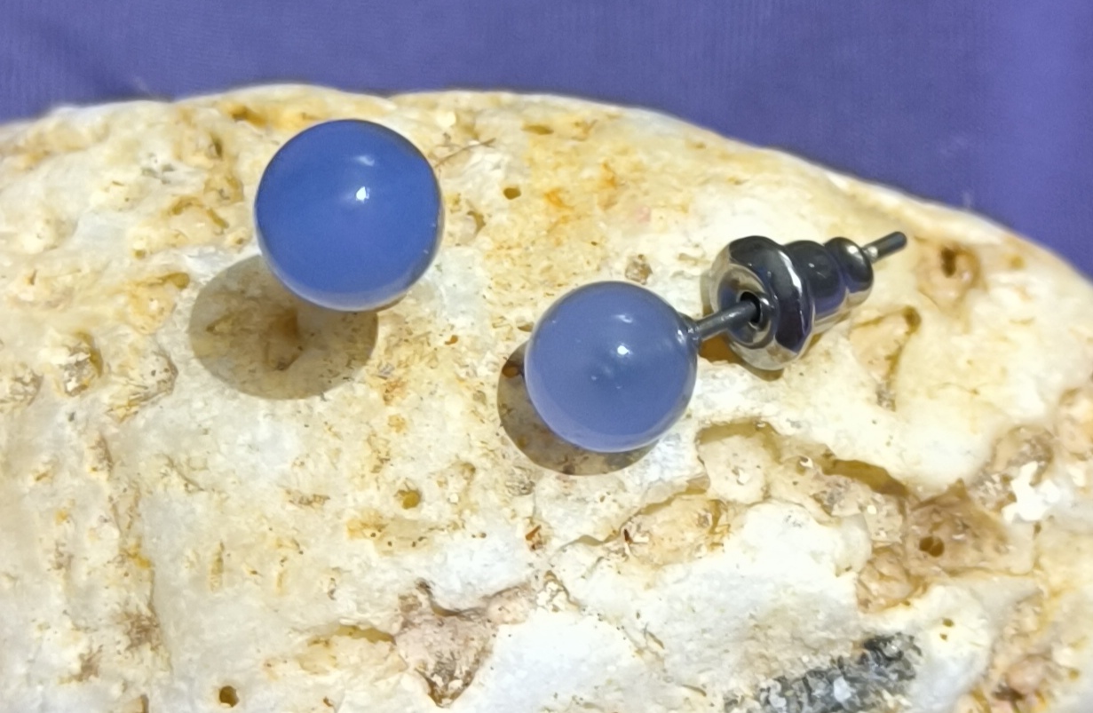 Pendientes Ágata azul y verde.