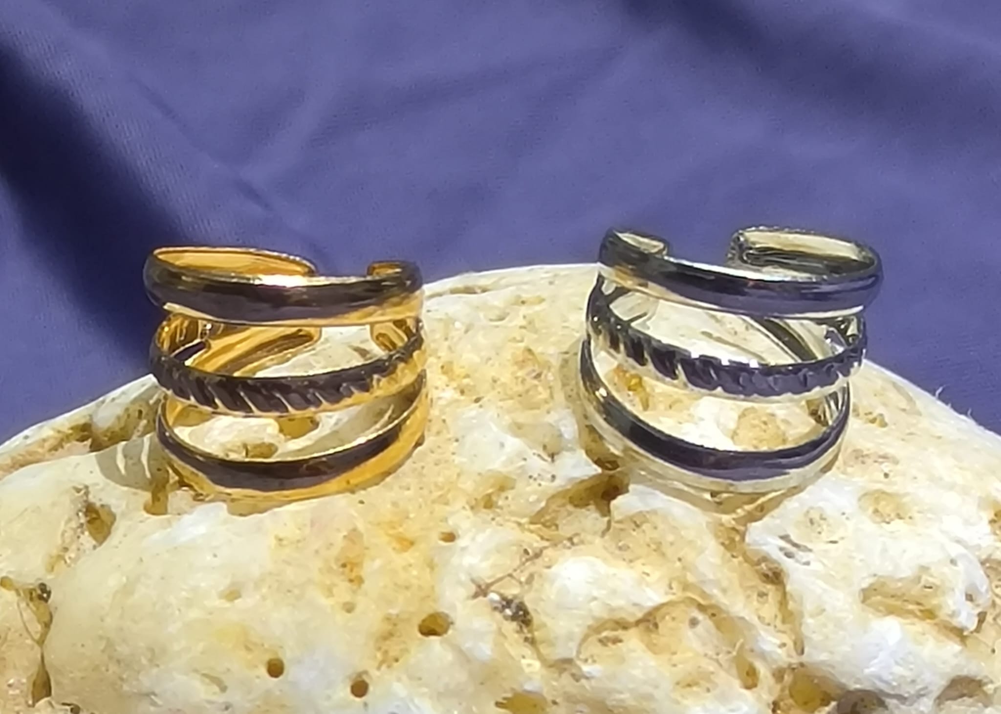 Ear Cuff tres líneas