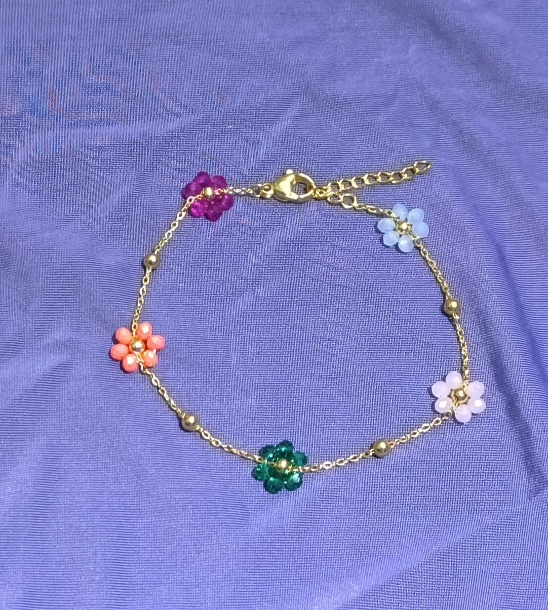 Pulsera Flores.