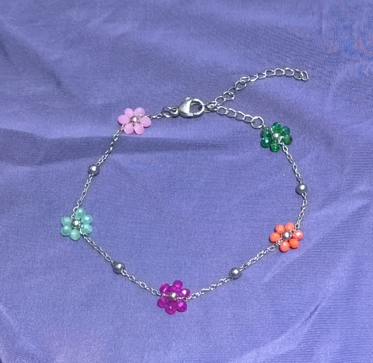 Pulsera Flores.