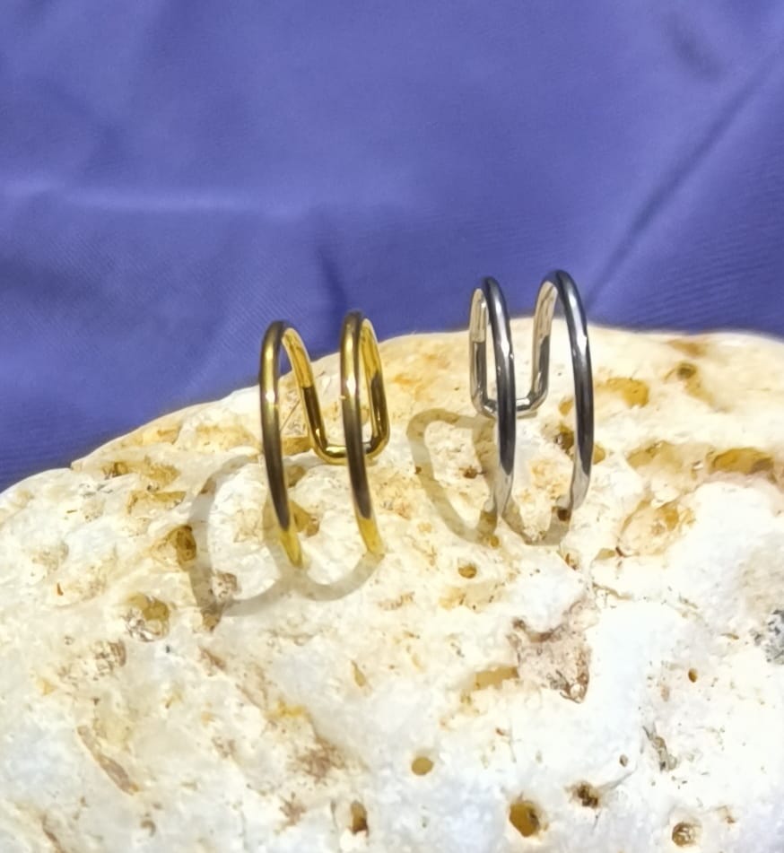 Ear Cuff doble.
