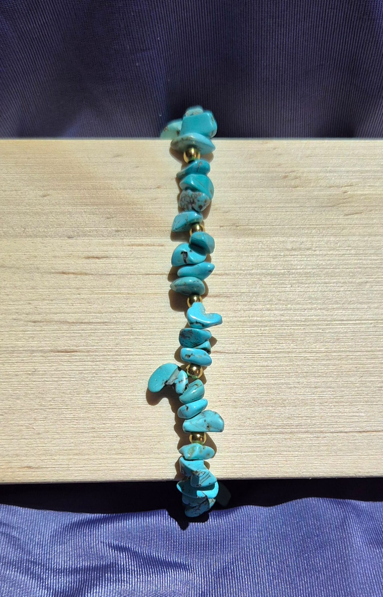 Pulsera de cuentas en acero y Piedra.