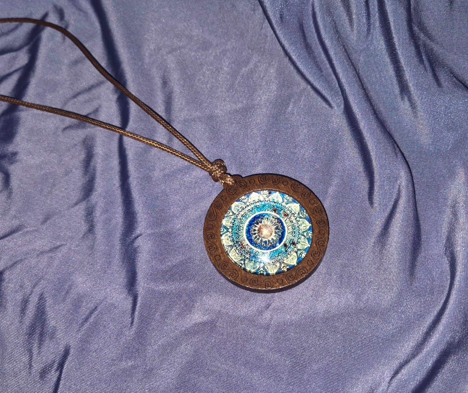 Colgante Madera Mandala.