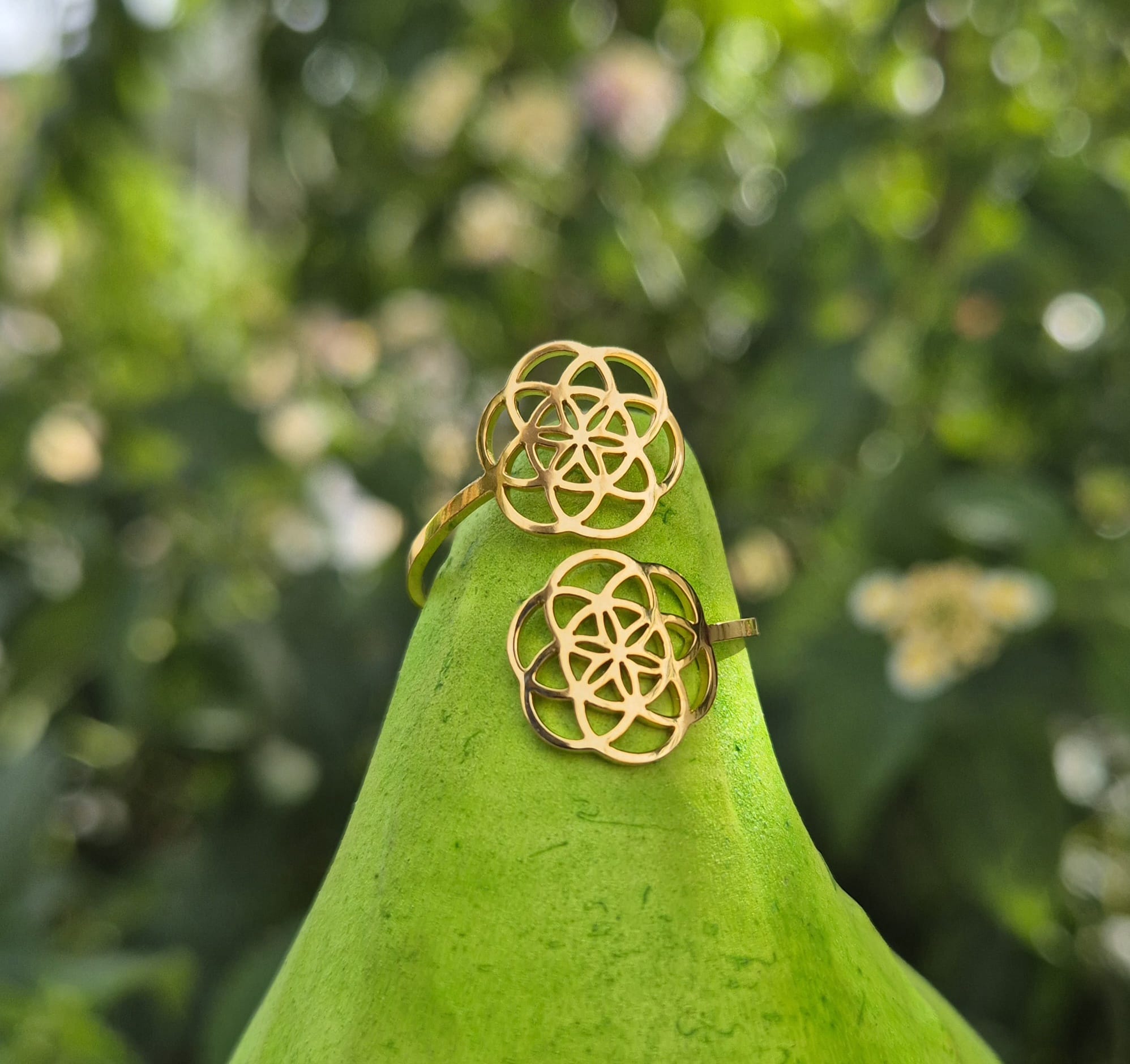 Anillo Doble Mandala 