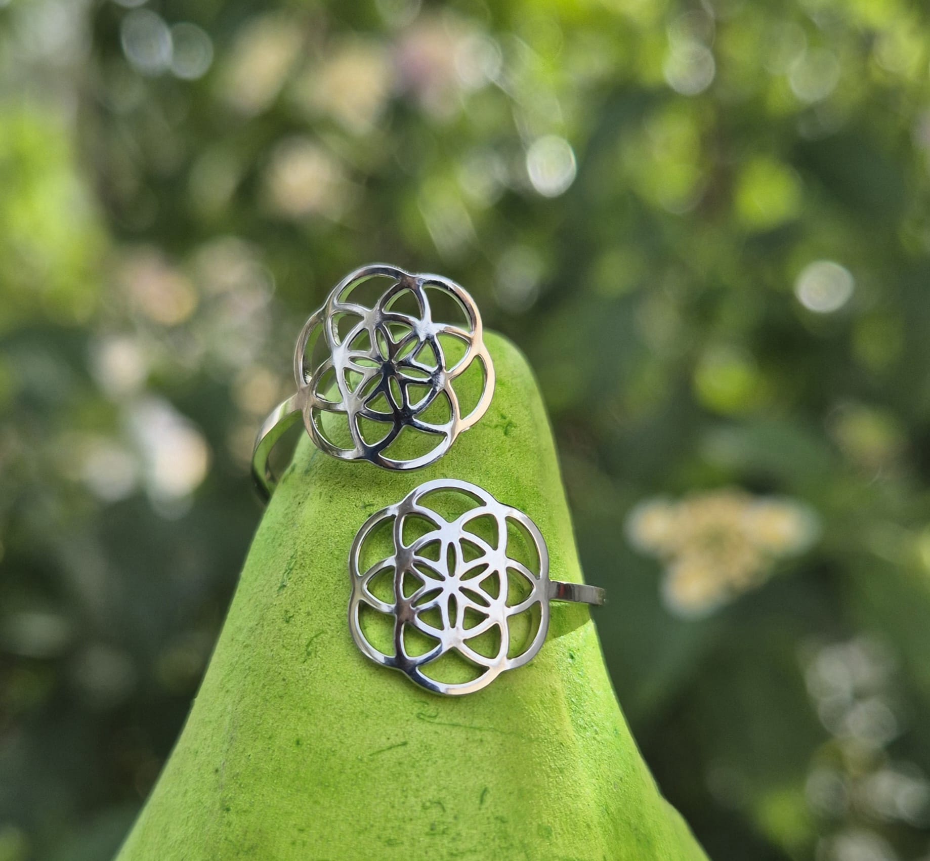 Anillo Doble Mandala 