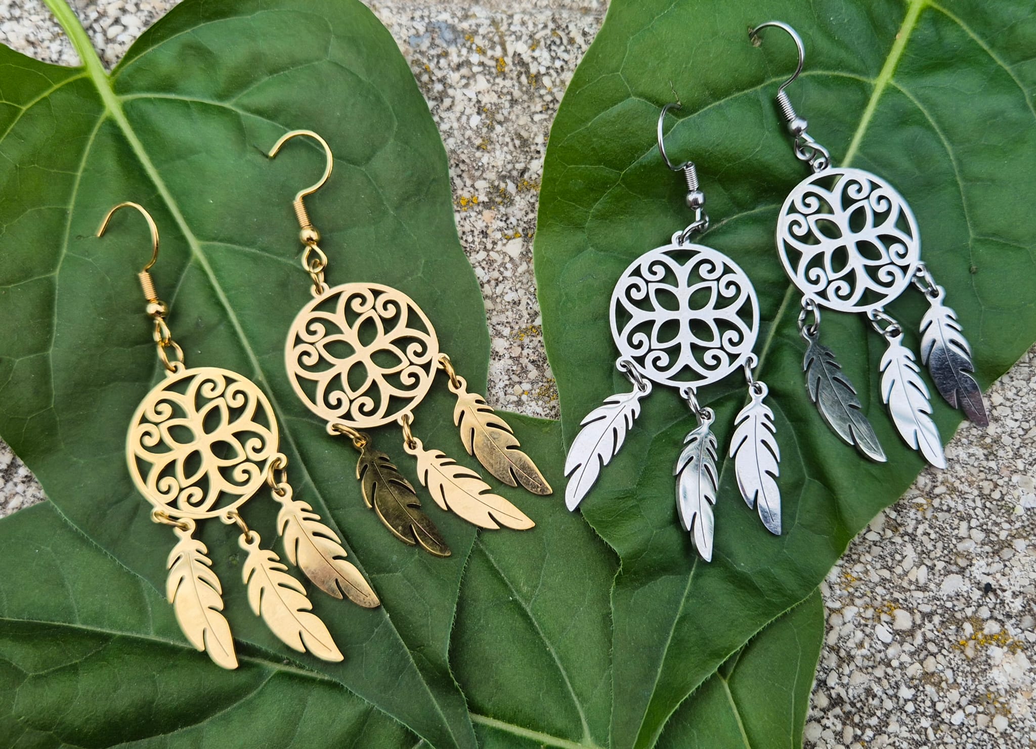 Pendientes Largos Atrapasueños.