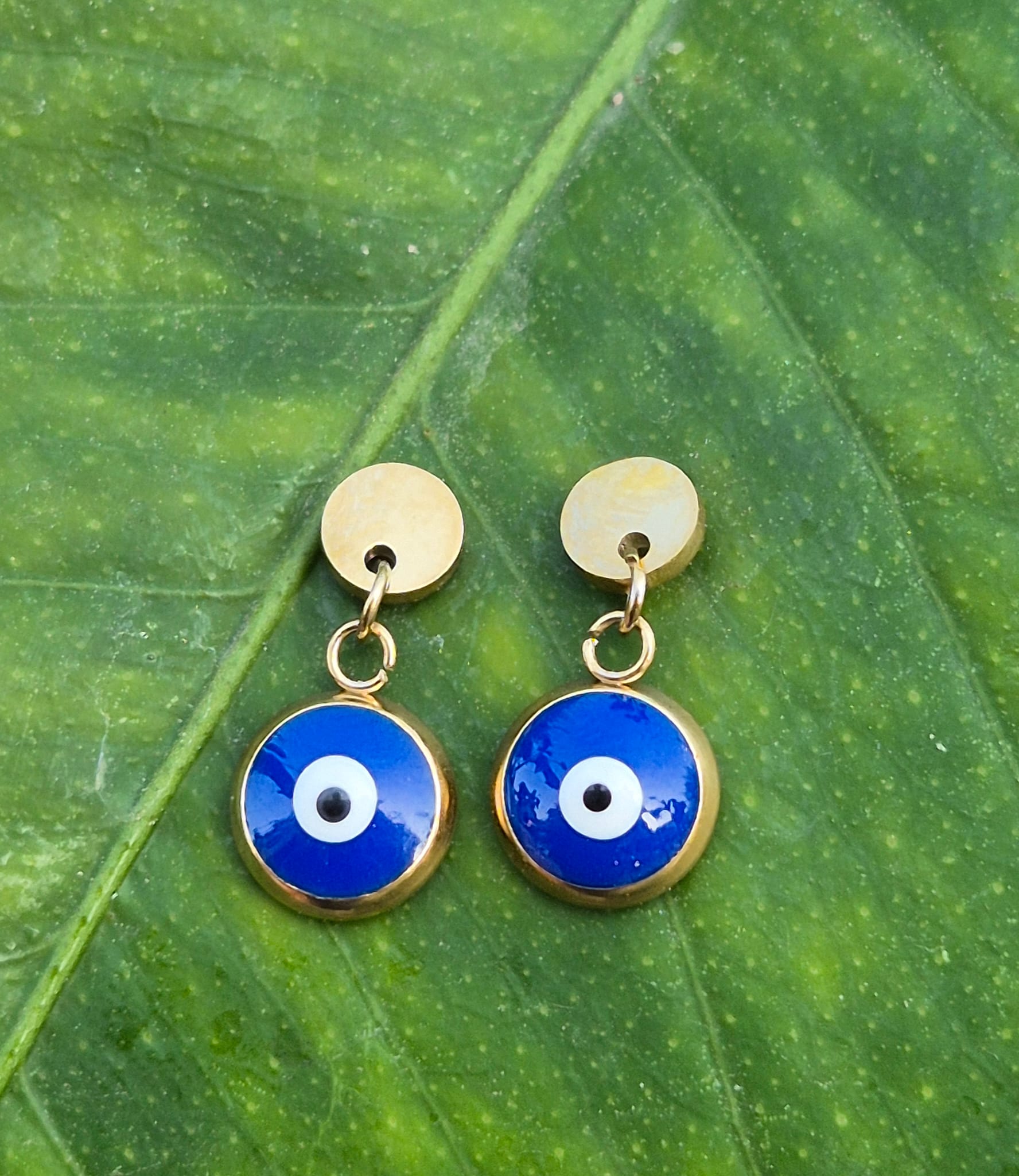 Pendientes largos ojo de Turco.