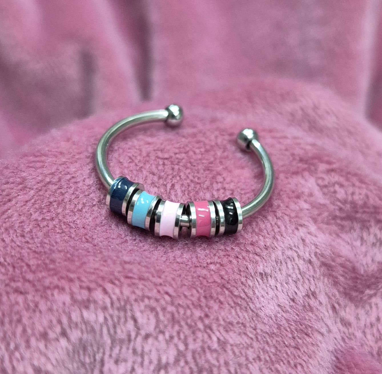 Anillo Anti Estrés multicolor.