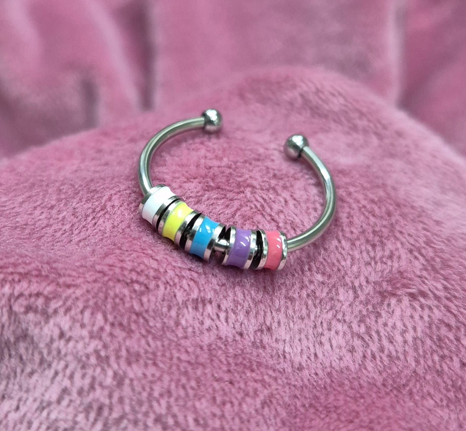 Anillo Anti Estrés multicolor.