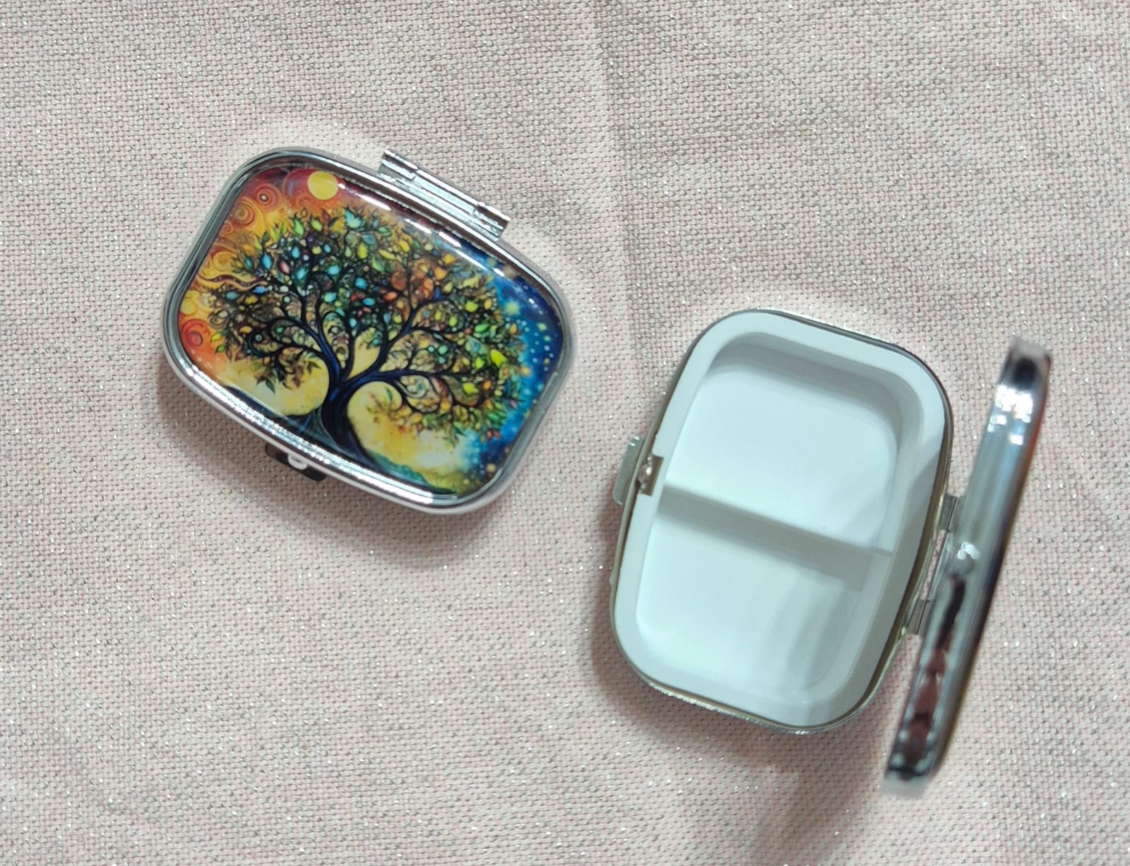 Conjunto Neceser y Pastillero Arbol de la Vida