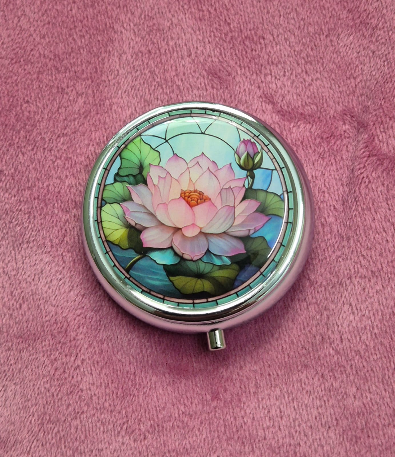 Pastillero Flor de loto Redondo.