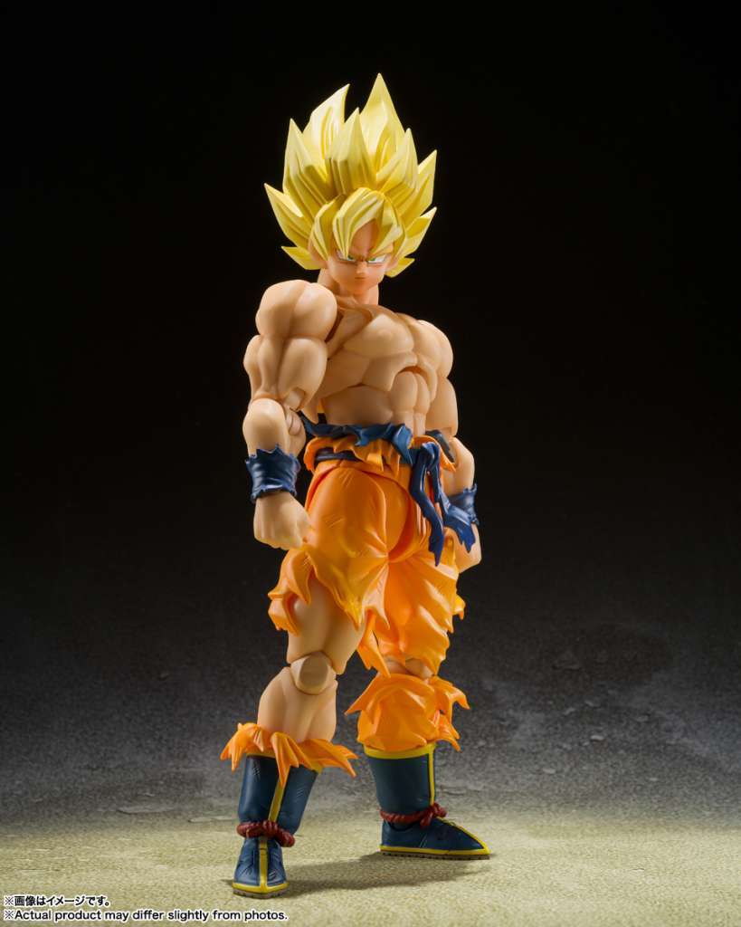 Dragon Ball Z action figure SS Goku Legendary SHF 15cm Bandai
