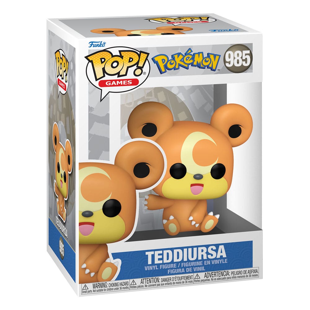 Pokemon FUNKO POP Games Figure Teddiursa(EMEA)