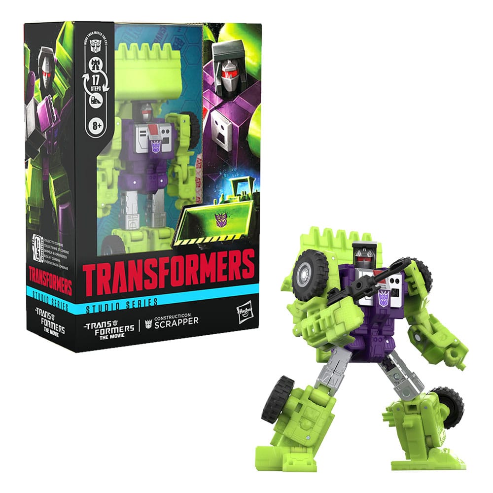 The Transformers The Movie Generations Studio Series Voyager Class Action Figure Constructicon Scrapper