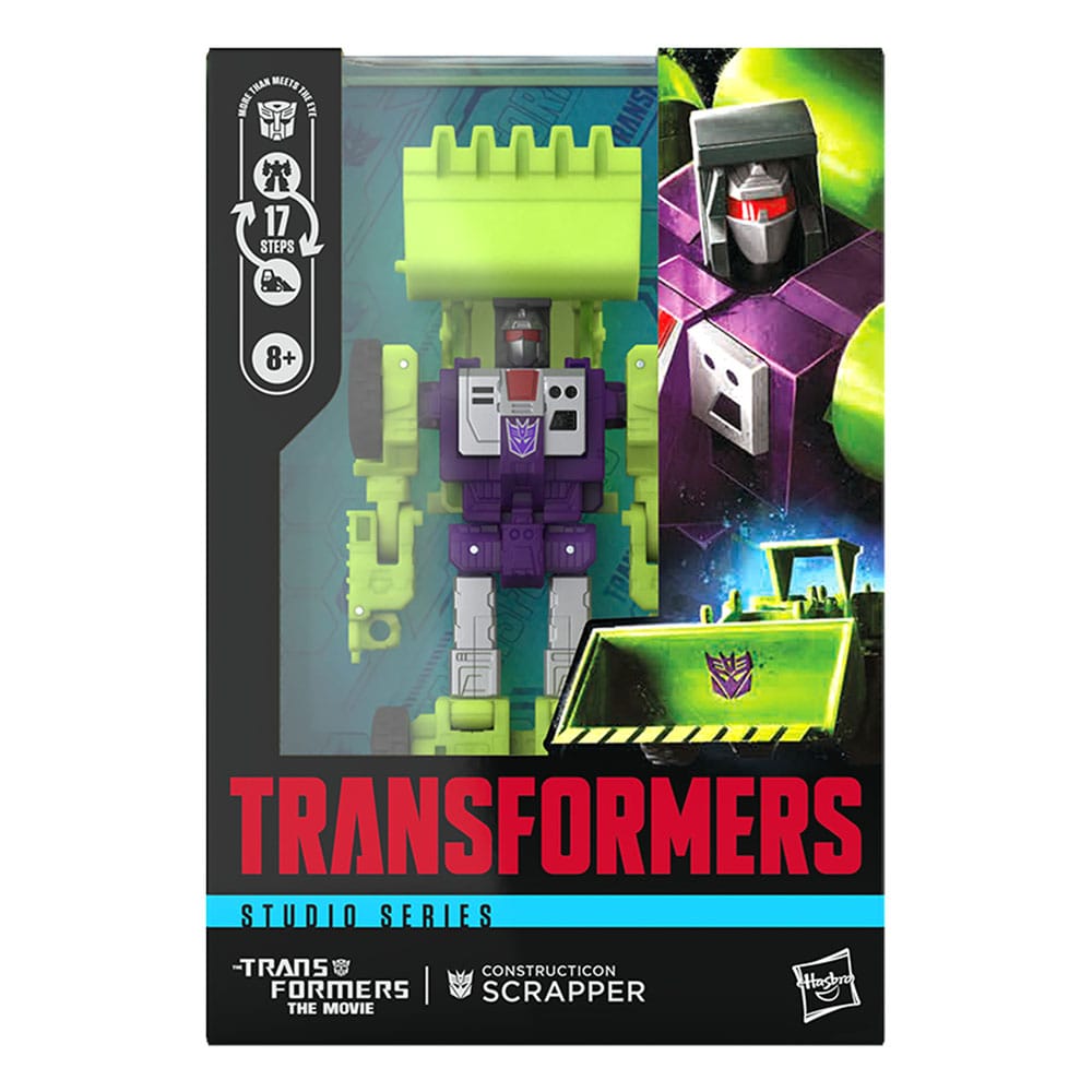 The Transformers The Movie Generations Studio Series Voyager Class Action Figure Constructicon Scrapper