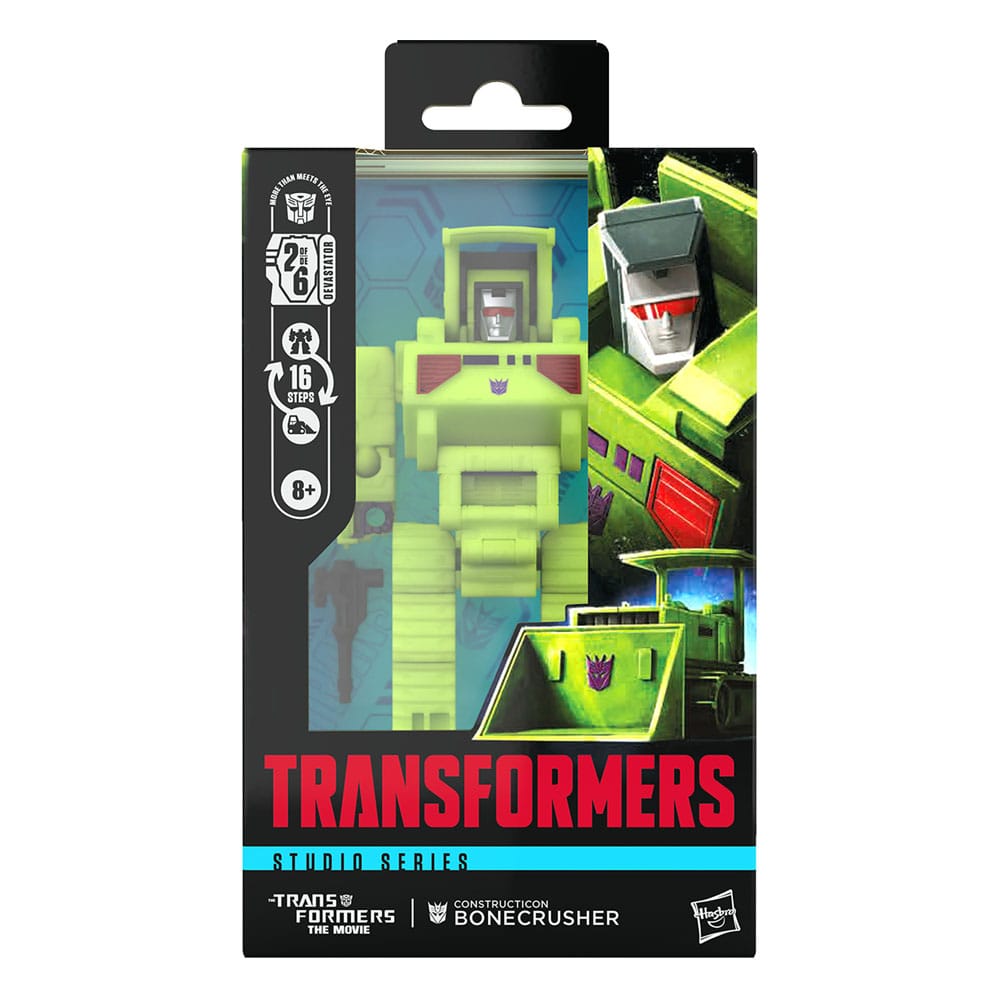 The Transformers The Movie Generations Studio Series Deluxe Class Action Figure Constructicon Bonecrusher
