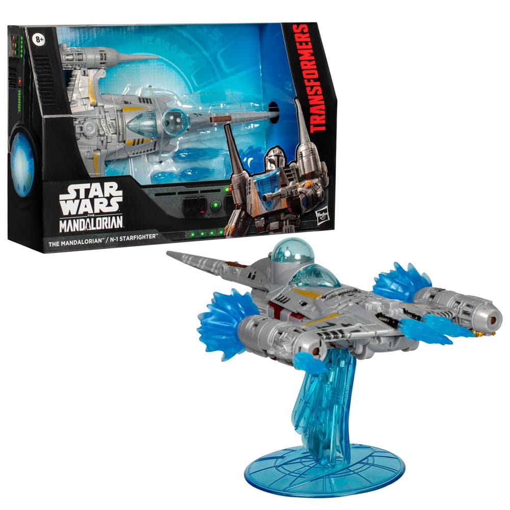 Star Wars Transformers Actionfigur The Mandalorian N-1 Starfighter